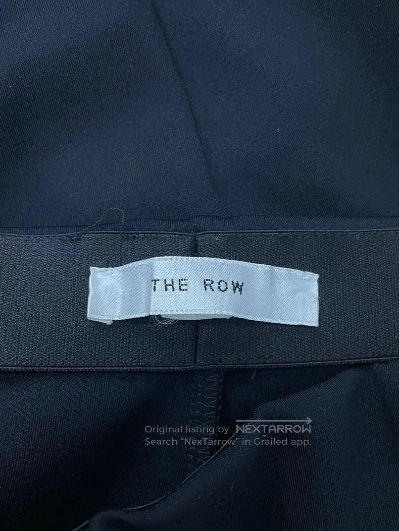The Row The Row Black Split Hem Stretch Pants. Size US 26 / EU 42 - 4 Thumbnail