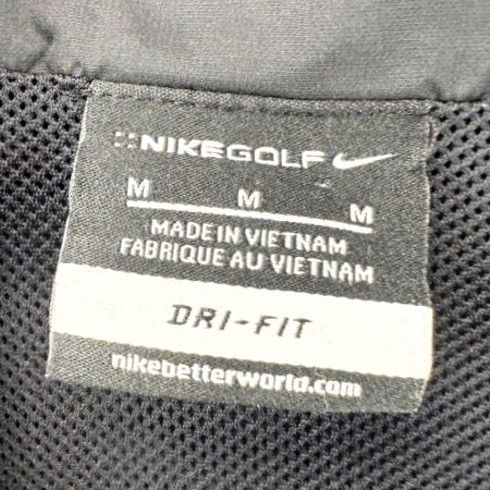 Nike Nike Golf Dri-Fit Windbreaker Jacket Mens Medium Black Lightweight Pullover Short Length 1/4 Zip Varsity Logo Outdoor Sports Shirt Size US M / EU 48-50 / 2 - 5 Thumbnail