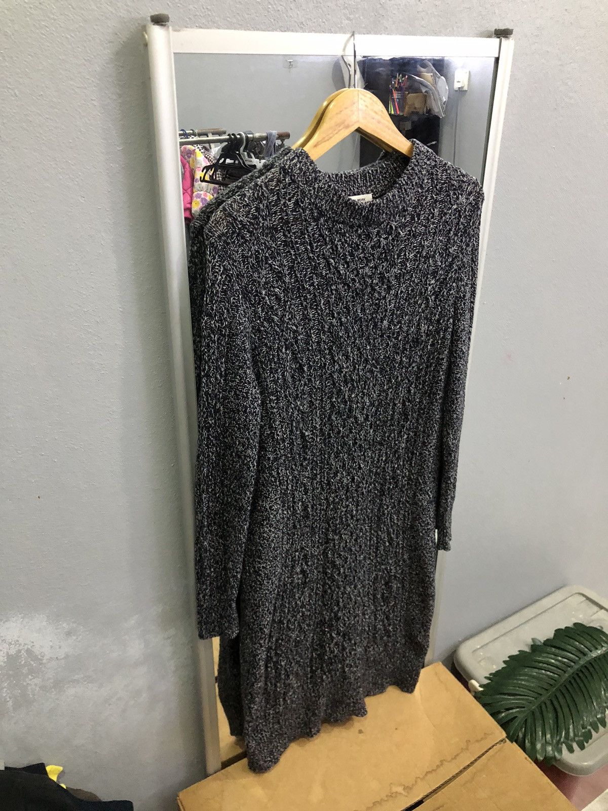 Global Work Global Work Marled Heavy Knit Midi Dress Japan Size M / US 6-8 / IT 42-44 - 3 Thumbnail