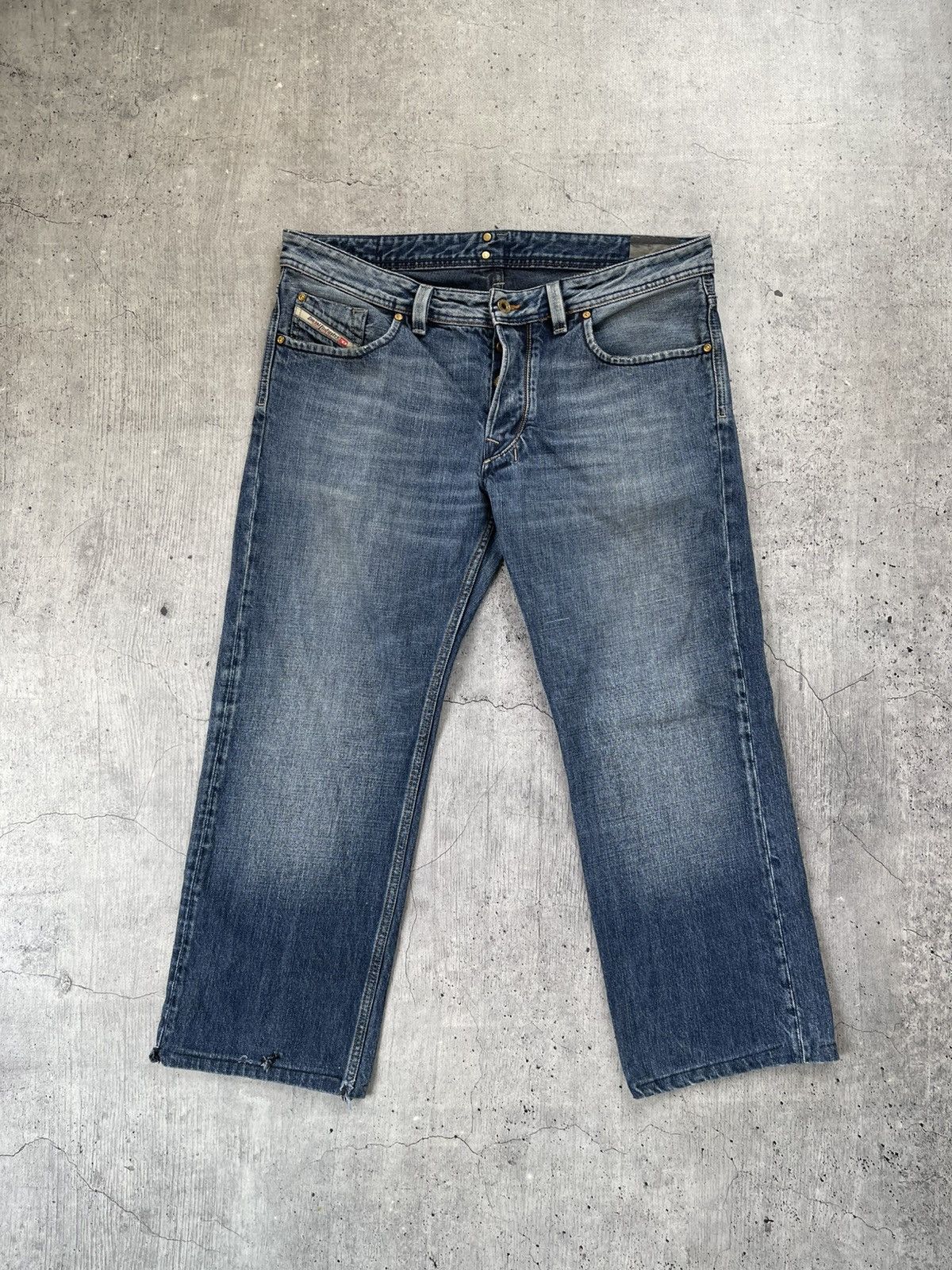 Diesel × Vintage Vintage Diesel Baggy Jeans Y2K Size US 36 / EU 52 - 4 Thumbnail