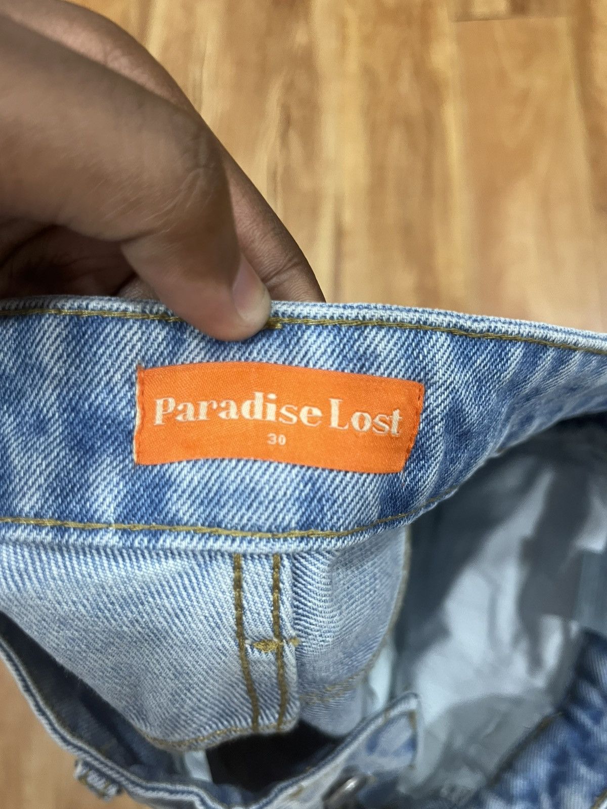 Paradise Paradise lost Rhinestone Denim Shorts Size US 30 / EU 46 - 5 Thumbnail