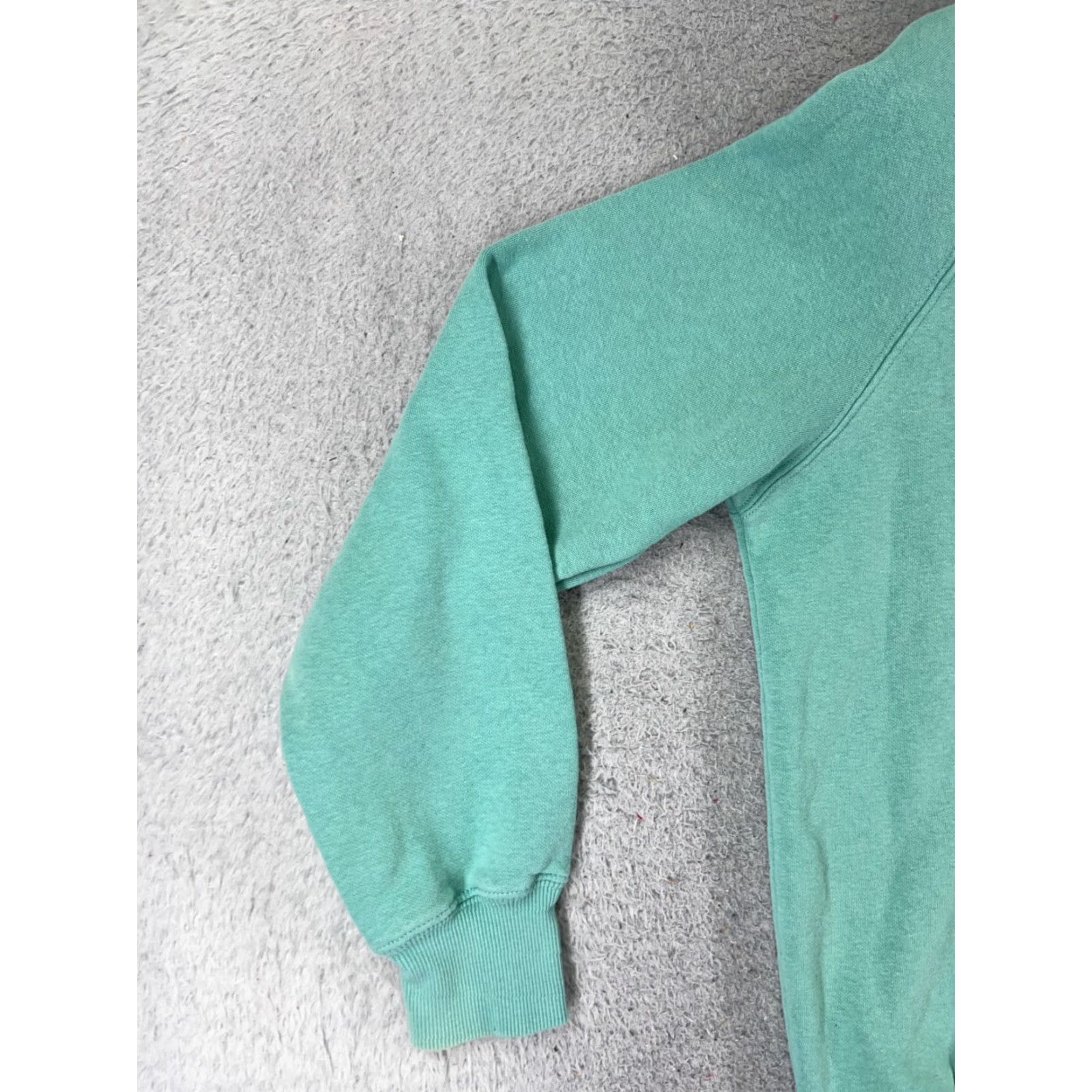 The North Face The North Face Hoodie Womens M Green Cotton Blend Pullover Floral Logo Activewear Size M / US 6-8 / IT 42-44 - 3 Thumbnail