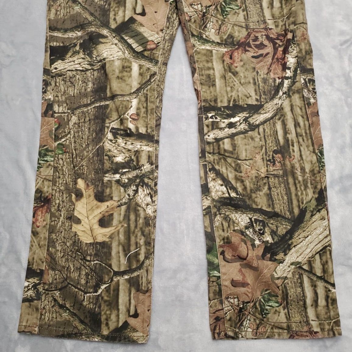Vintage Mossy Oak Infinity Camo Pants Mens L Twill Camouflage Jeans Retro Hunting Cargo 5-Pocket USA Outdoor Mens Size US 33 - 2 Thumbnail