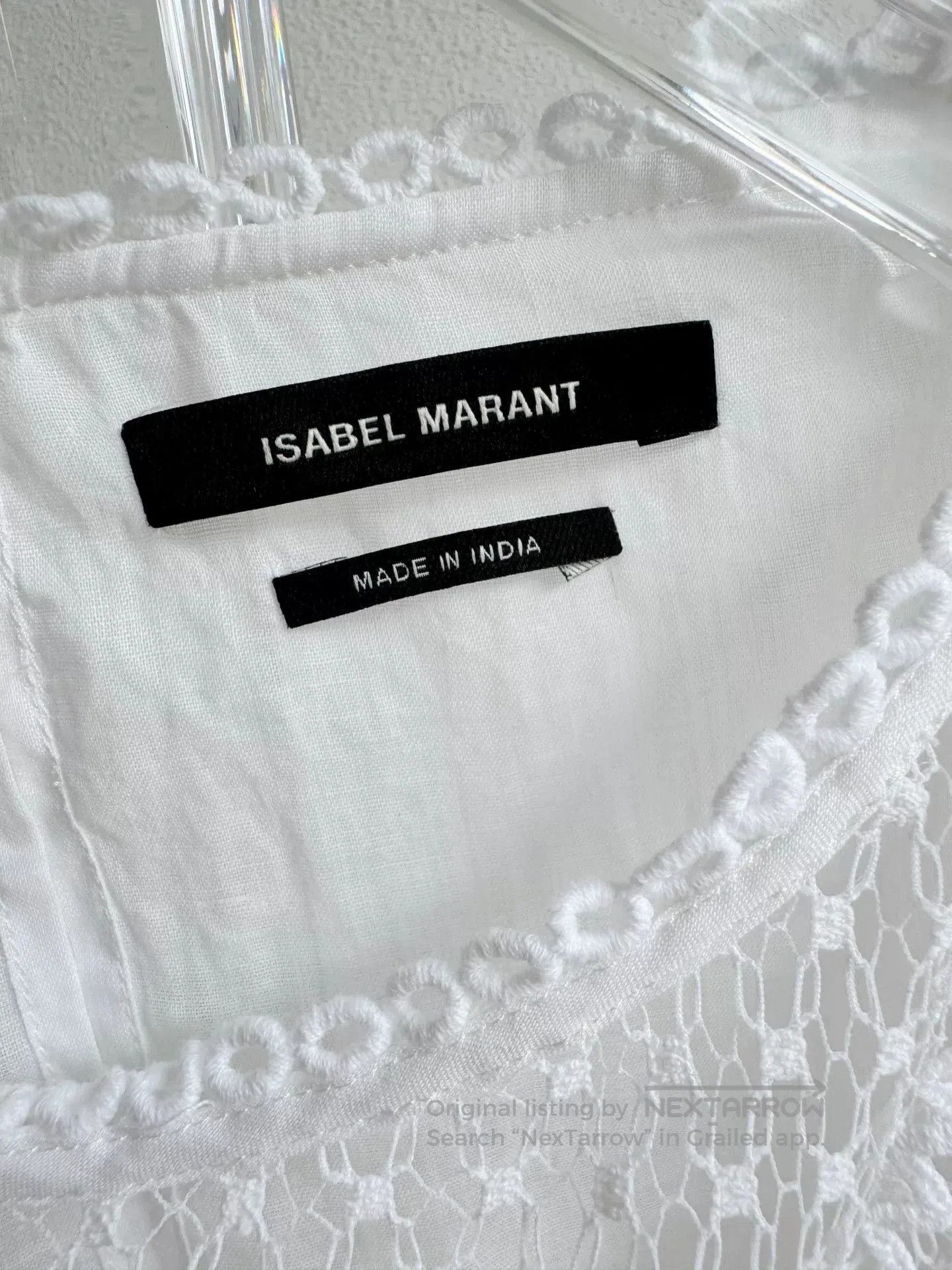 Isabel Marant Isabel Marant White Top. Size XS / US 0-2 / IT 36-38 - 6 Thumbnail