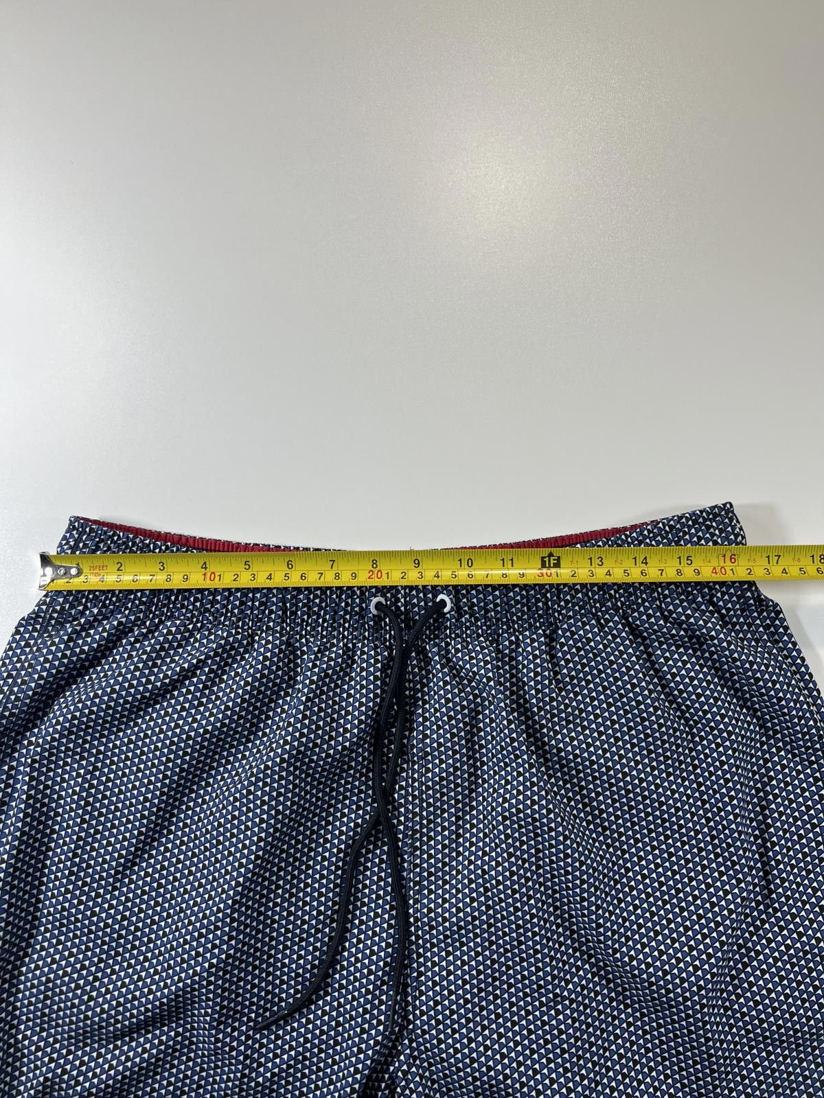 Unknown London Nautica Men's Navy Patterned Swim Shorts L Size US 34 / EU 50 - 9 Thumbnail