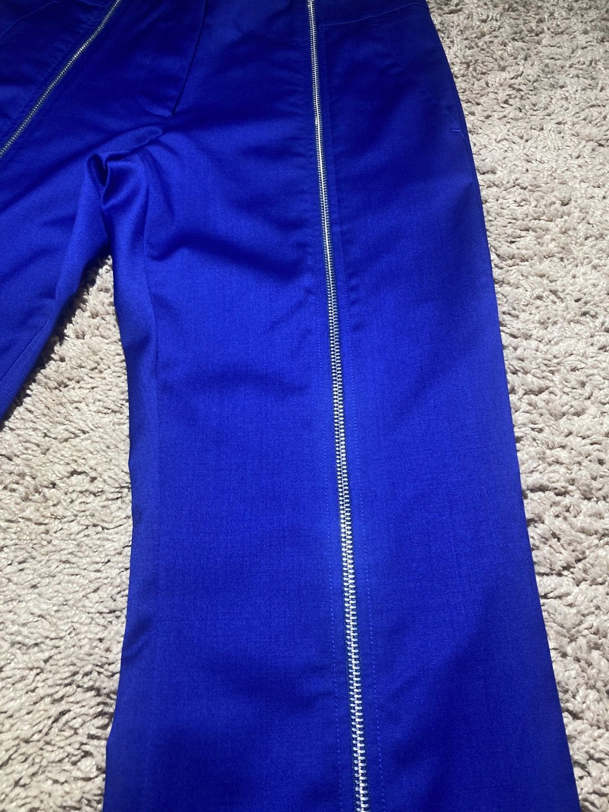Martine Rose New SS21 Martine Rose Zipper Suit Pants Royal 2021 Size US 30 / EU 46 - 3 Thumbnail