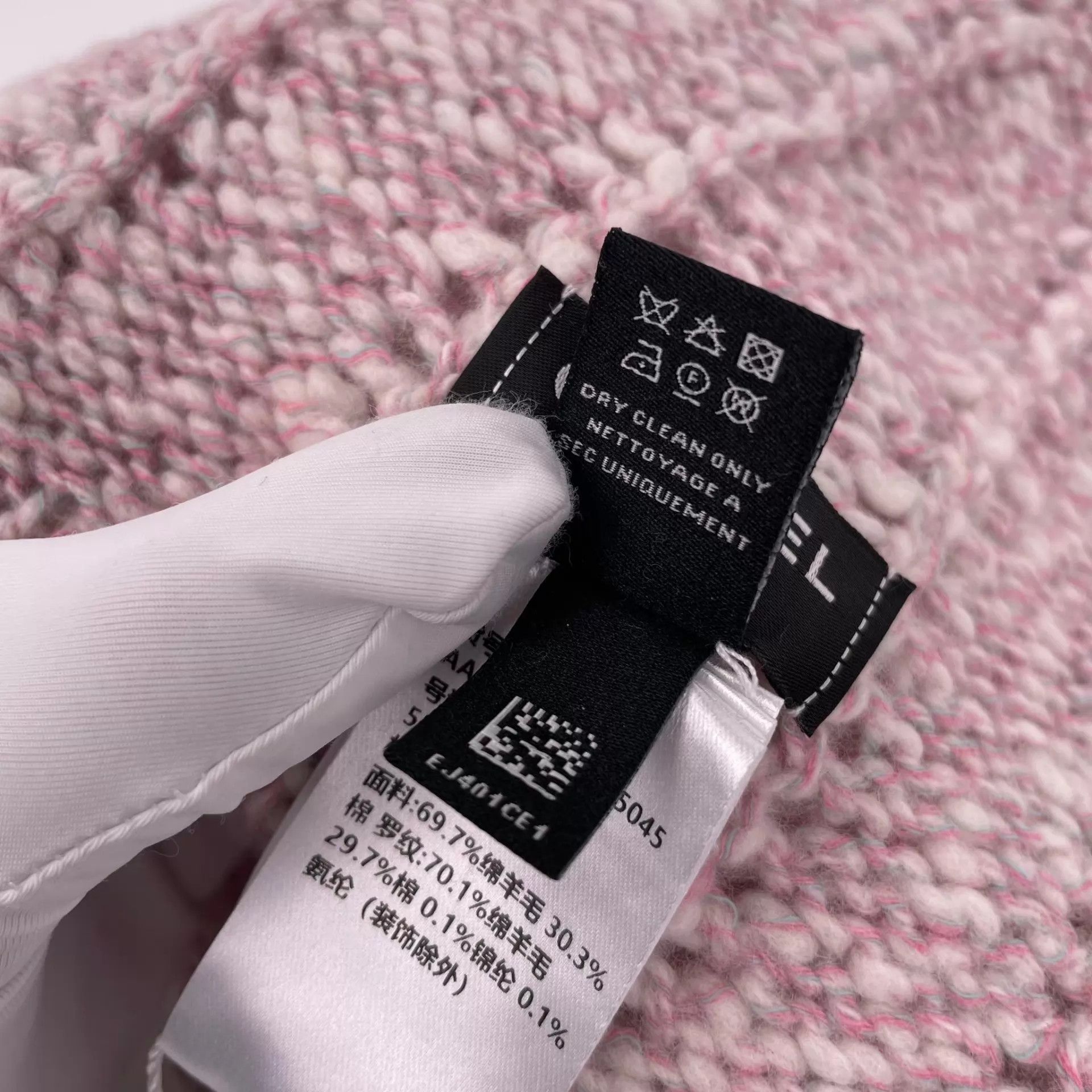 Chanel CHANEL 26C Pink Wool Beanie 55-60cm Size ONE SIZE - 4 Thumbnail