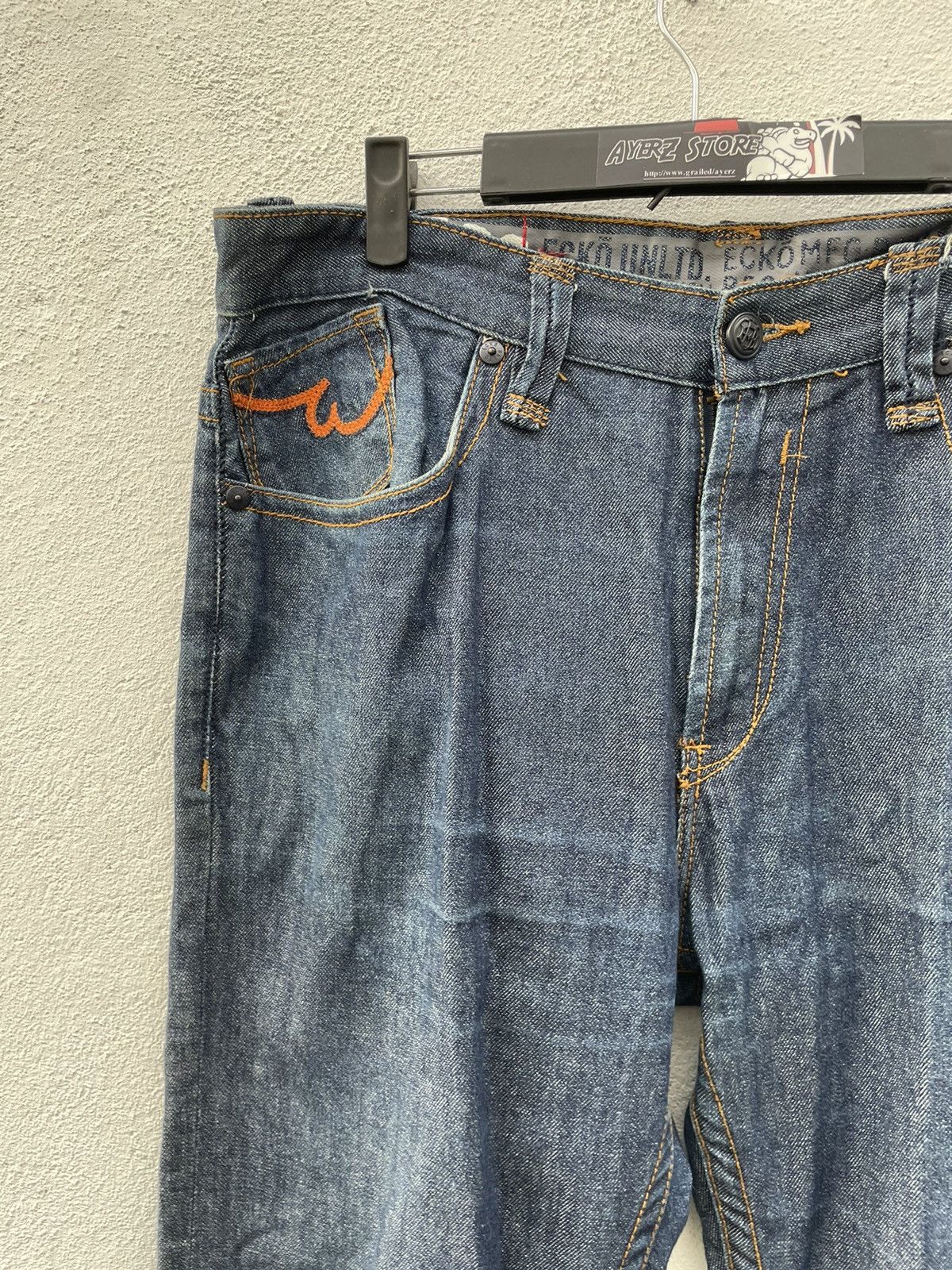 Ecko Unltd. Vintage Y2K Ecko Unltd Baggy Denim Jeans Size US 37 - 5 Thumbnail