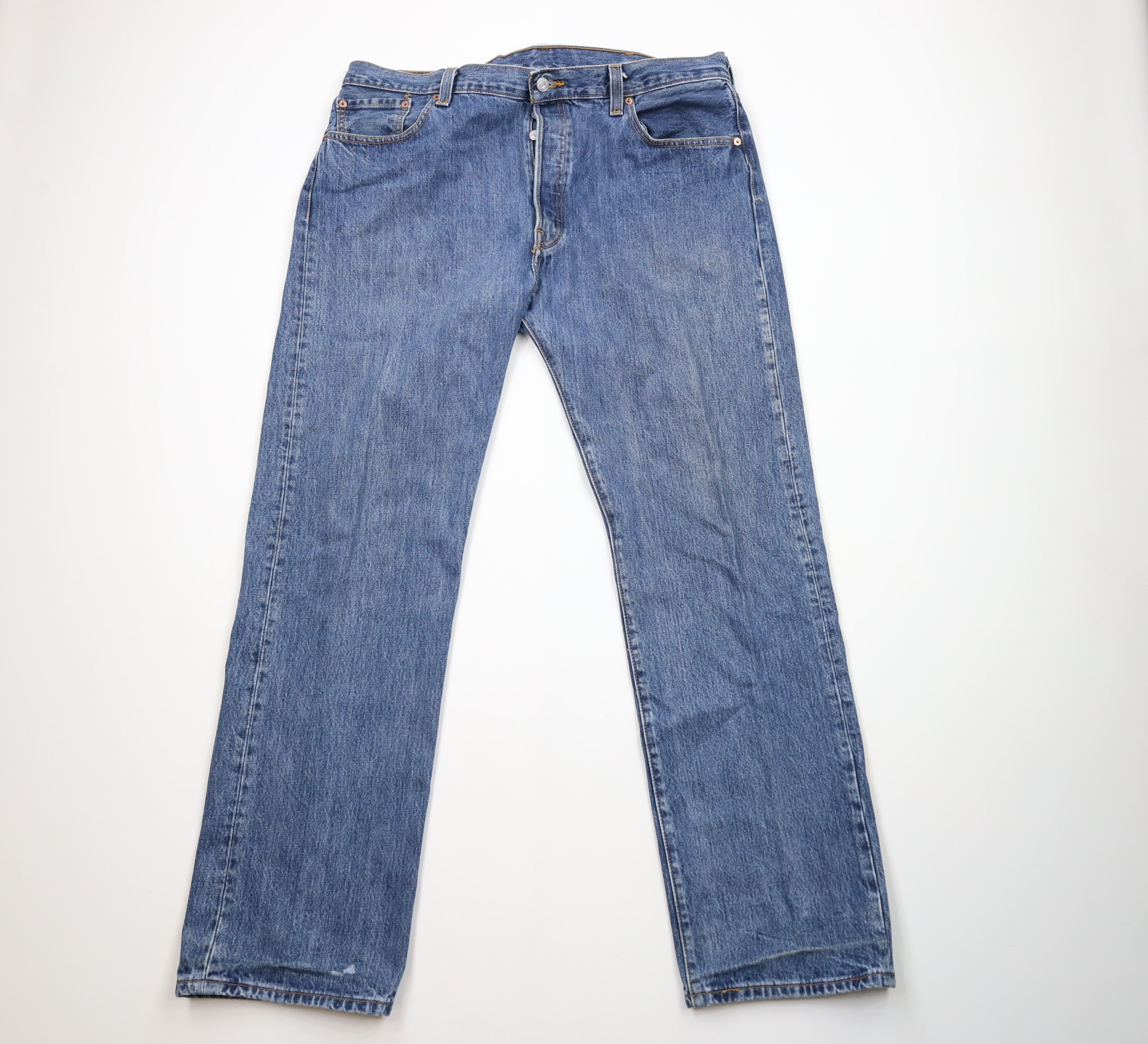 Levi's × Vintage Vintage Y2K Levis 501xx Original Fit Button Fly Jeans Blue Size US 40 / EU 56 - 1 Thumbnail