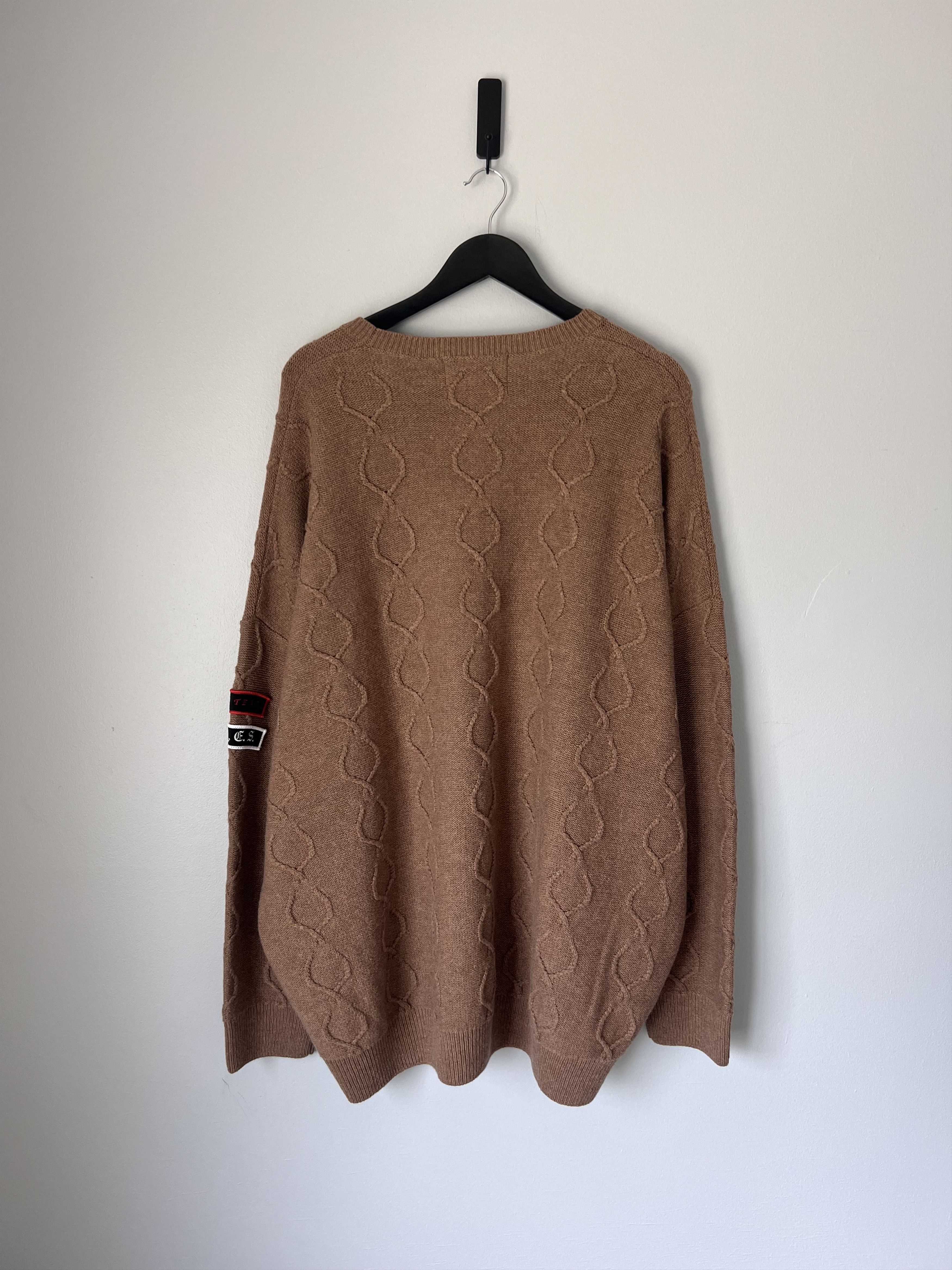 Fred Perry × Raf Simons Raf Simons Fred Perry Wool Patched Oversized Sweater Size US M / EU 48-50 / 2 - 6 Thumbnail