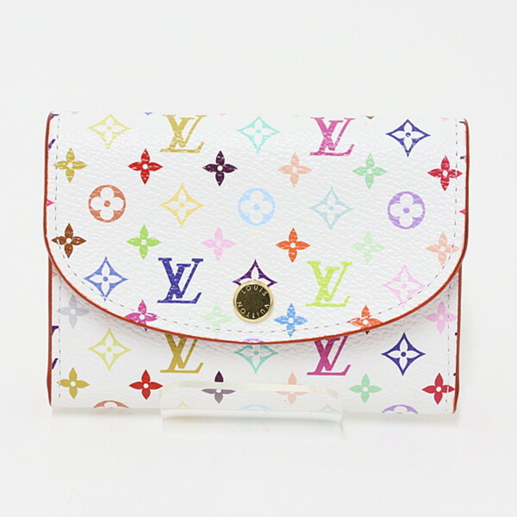 Louis Vuitton Louis Vuitton LV×TM Porte Monnaie Rosalie M13399 Monogram Multicolore Mini Wallet by Takashi Murakami Size ONE SIZE - 1 Thumbnail