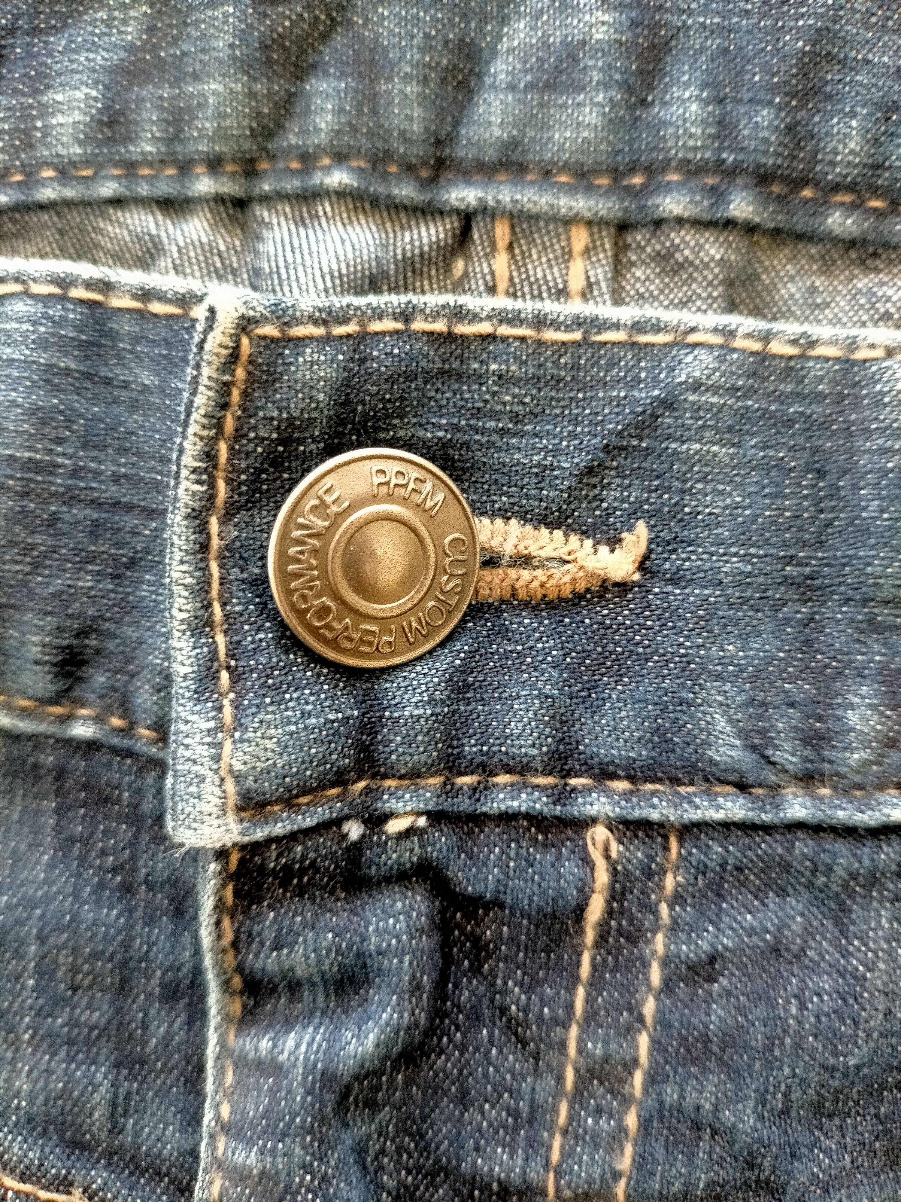 PPFM PPFM Japan Cargo Punk Style Denim Jeans Size US 32 / EU 48 - 18 Thumbnail