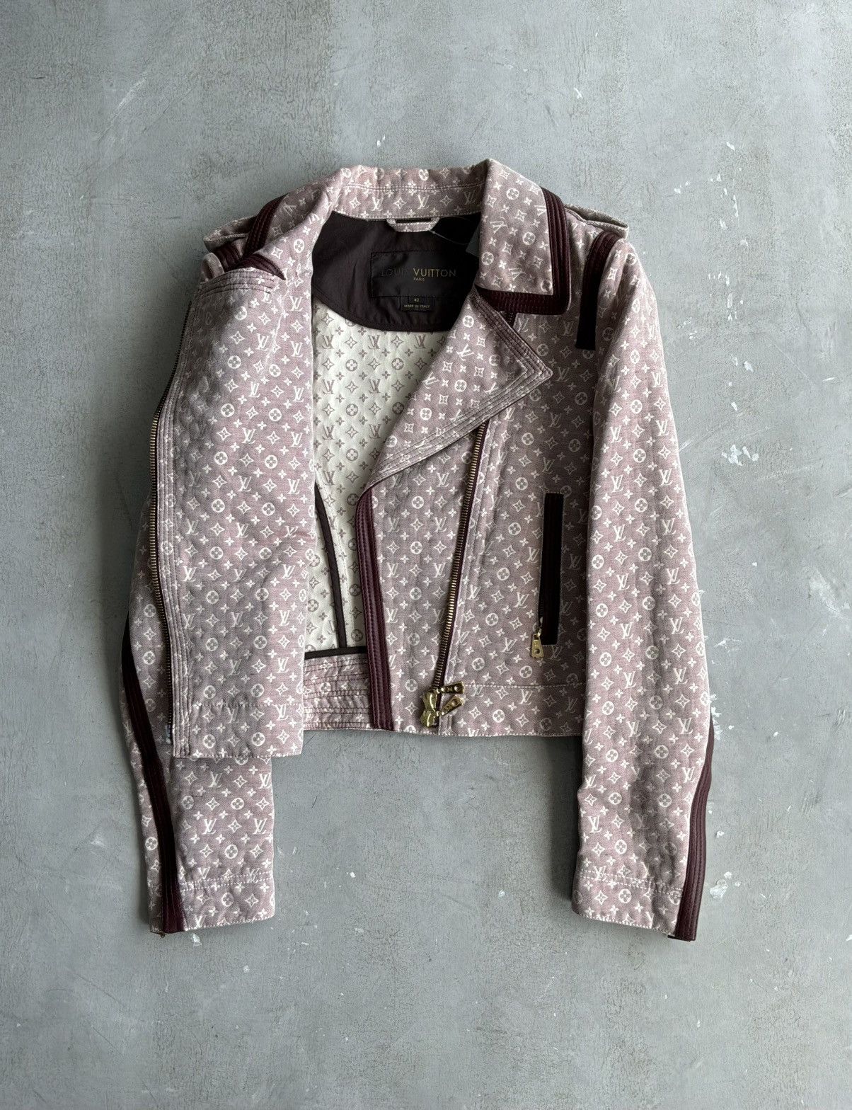 Louis Vuitton Louis Vuitton - Marc Jacobs - Monogram Biker Jacket Size M / US 6-8 / IT 42-44 - 2 Thumbnail