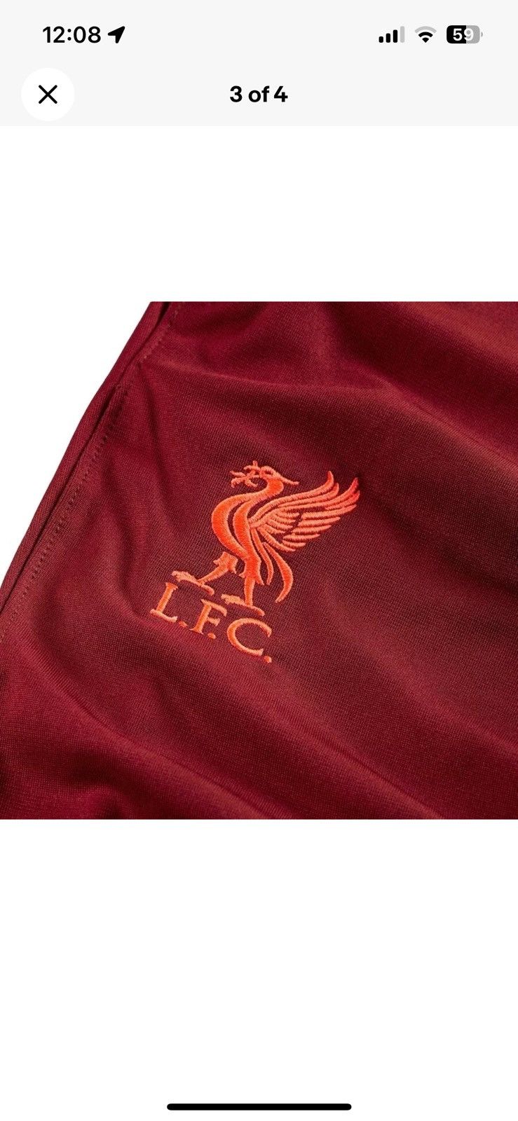 Nike NIKE LIVERPOOL RED TRAINING PANTS DRIFIT Size US 29 - 3 Thumbnail