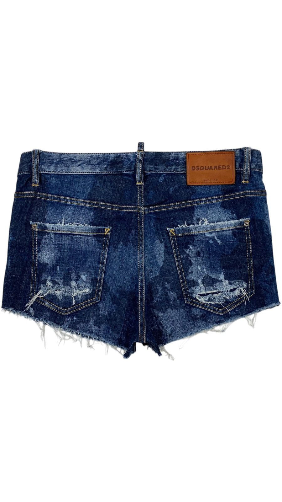 Dsquared2 LASTDROP🔥 Dsquared D2 Cool Girl Jeans Distressed Mini Shorts Size 30" / US 8 / IT 44 - 3 Thumbnail