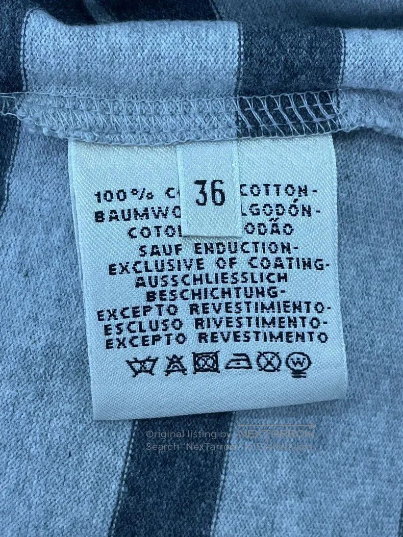 Hermes Hermes Gray Striped Print T-Shirt. Size US M / EU 48-50 / 2 - 5 Thumbnail