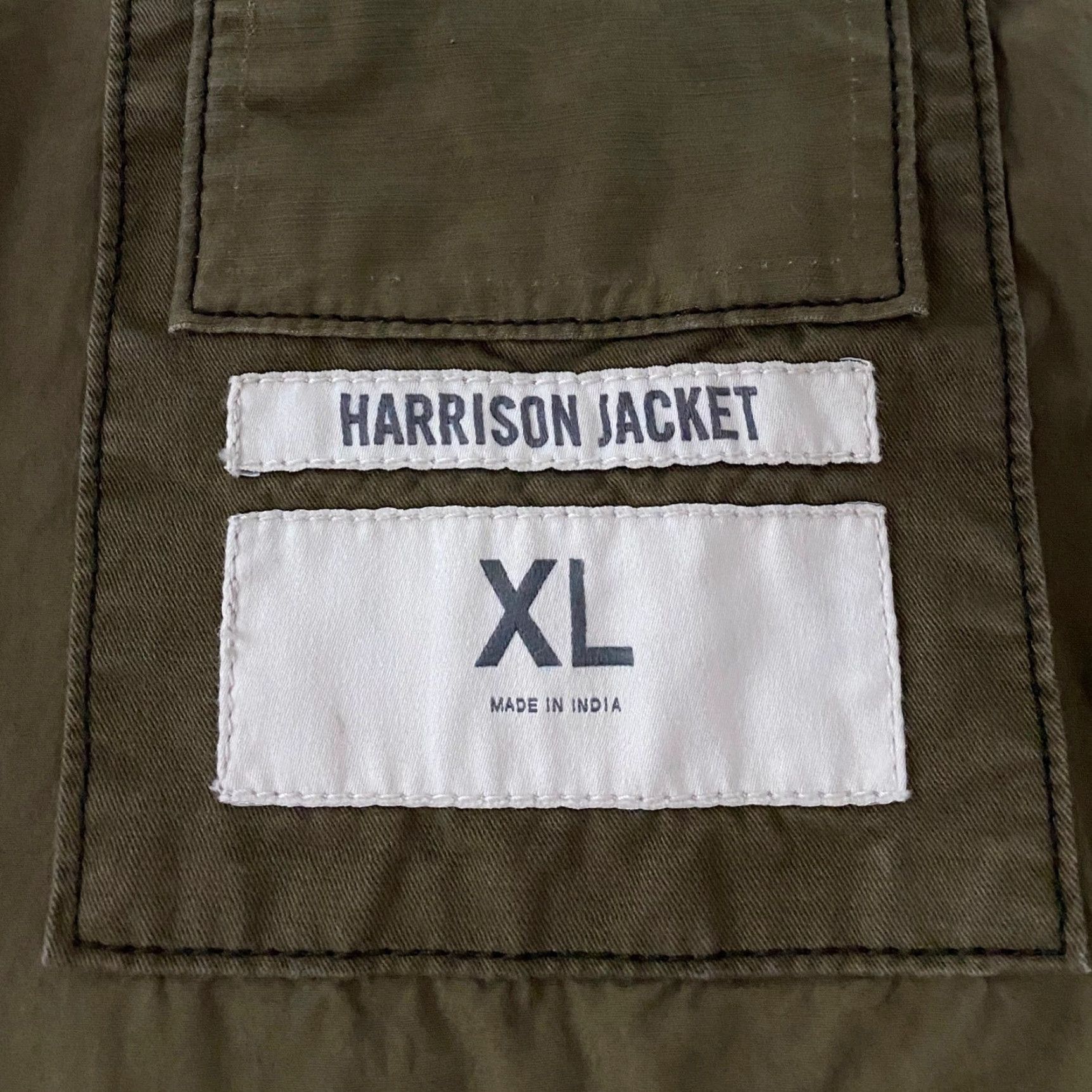 Abercrombie & Fitch VINTAGE Abercrombie & Fitch Men's Bomber Jacket Olive Green XL Cotton Canvas Full Zip Stand-Up Collar Casual Size US XL / EU 56 / 4 - 6 Thumbnail