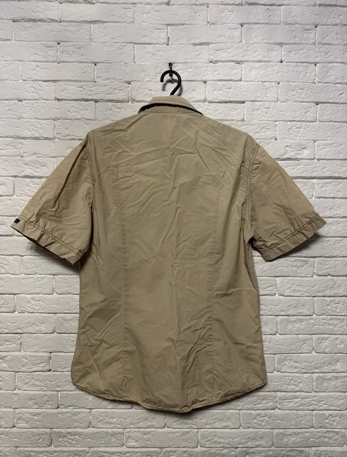 Dolce & Gabbana Rare Vintage Dolce & Gabbana Nylon Safari Shirt Huge Logo Size US XL / EU 56 / 4 - 7 Thumbnail