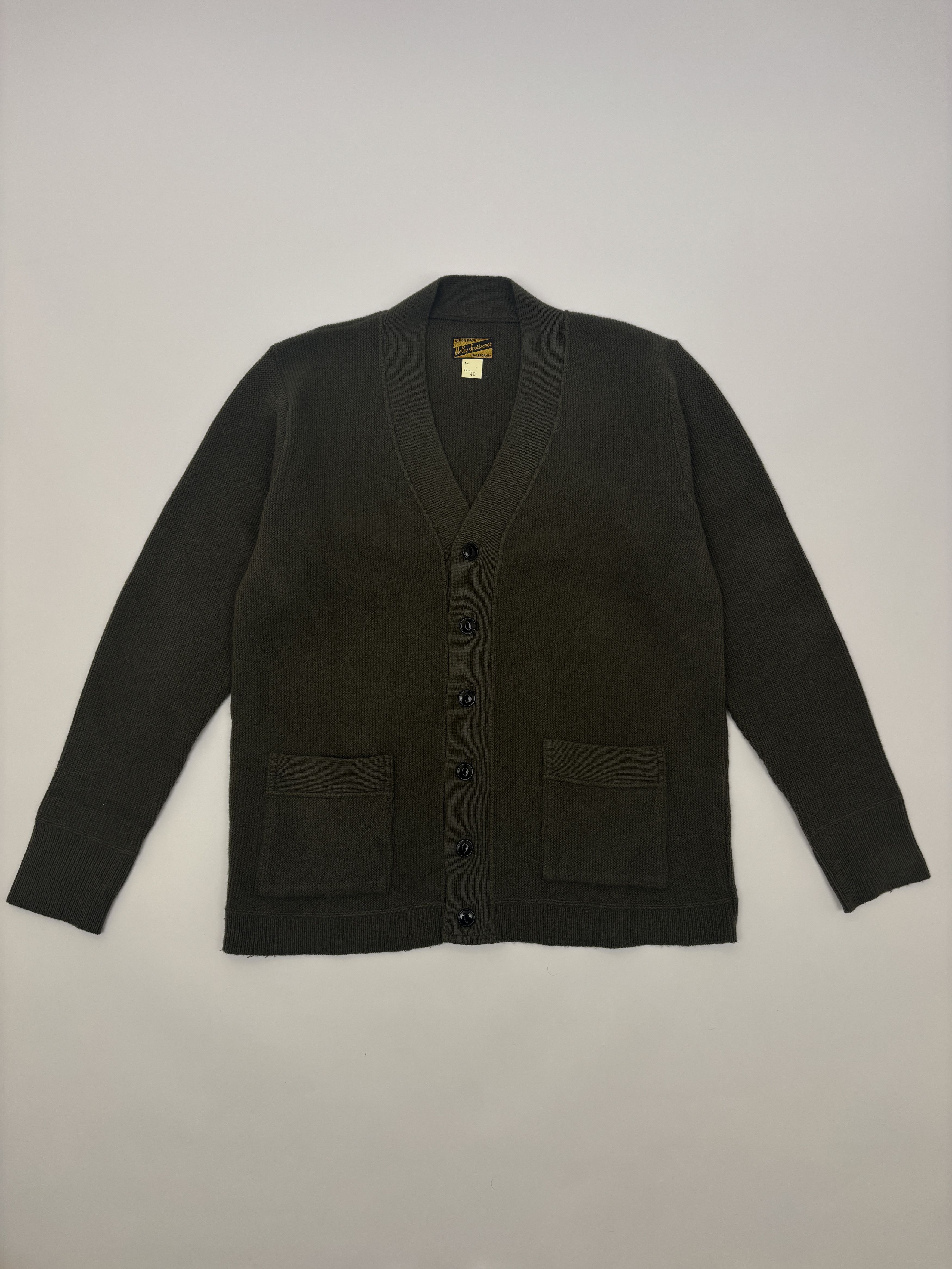 The Real McCoy's The Real McCoy’s Wool Cashmere Cardigan Olive Made in Japan Size US L / EU 52-54 / 3 - 2 Thumbnail