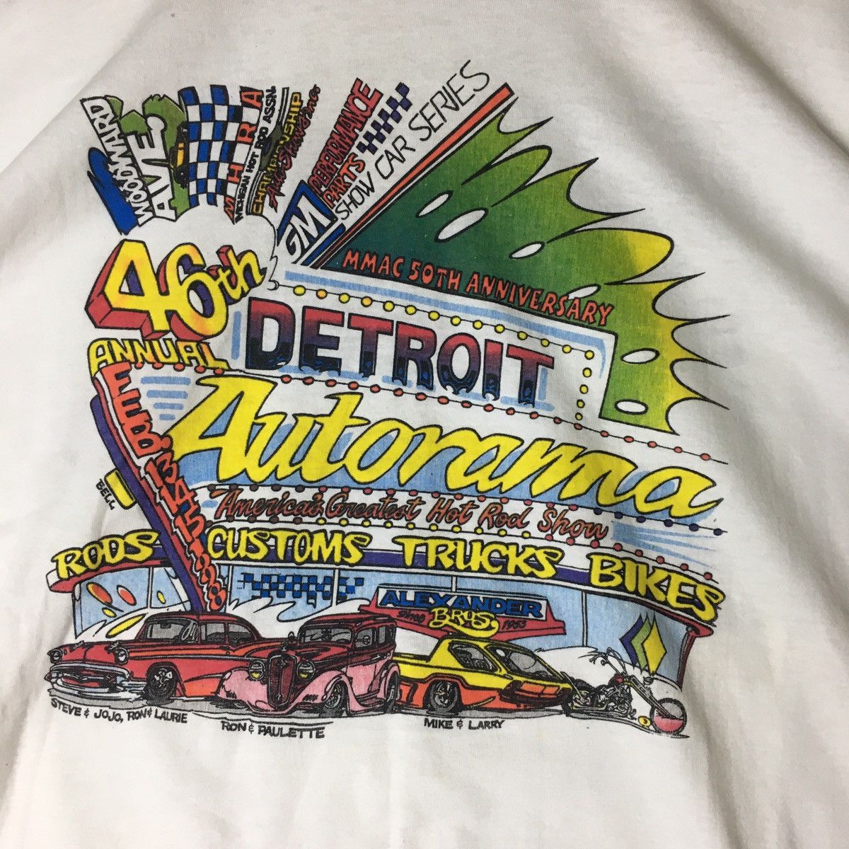 NASCAR × Vintage Vintage single Stitch 46th Detroit Autorama Size US XL / EU 56 / 4 - 1 Thumbnail