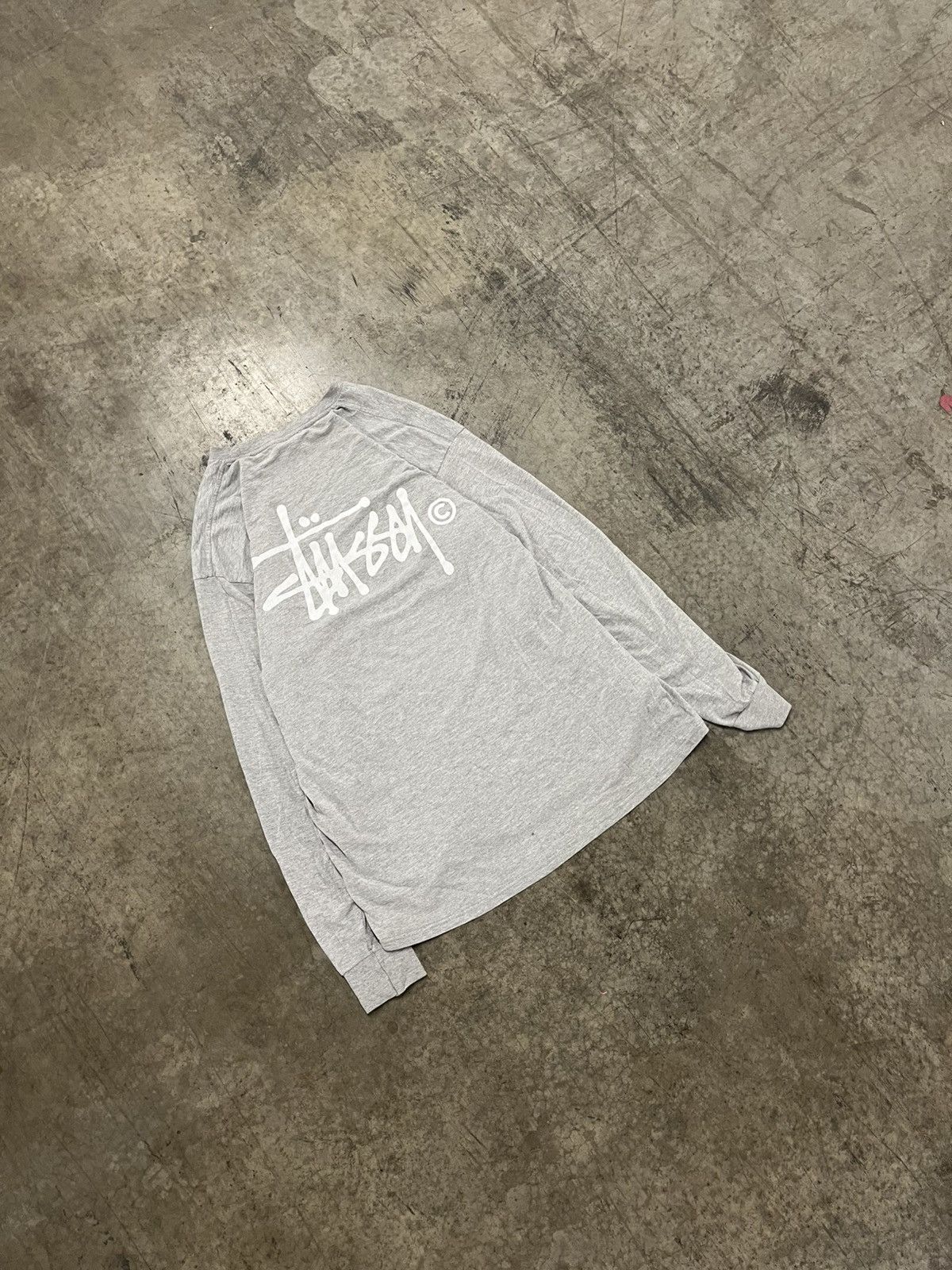 Stussy × Vintage Stussy longsleeve tee shirt hype rare skater y2k big logo Size US XL / EU 56 / 4 - 2 Thumbnail