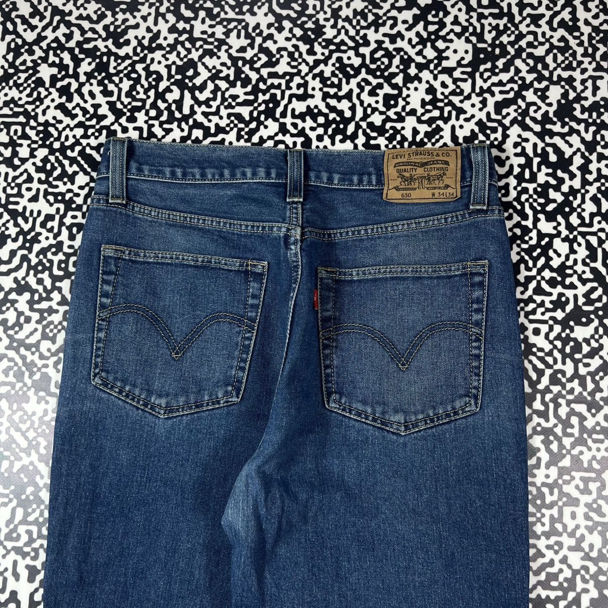 Levi's Vintage Clothing 34x34 Levis 630 Vintage Y2K Denim Jeans Casual Retro Style Size US 34 / EU 50 - 3 Thumbnail