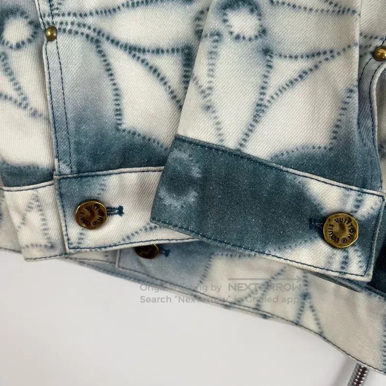 Louis Vuitton Louis Vuitton Skein printed lapel denim jacket Size US S / EU 44-46 / 1 - 5 Thumbnail