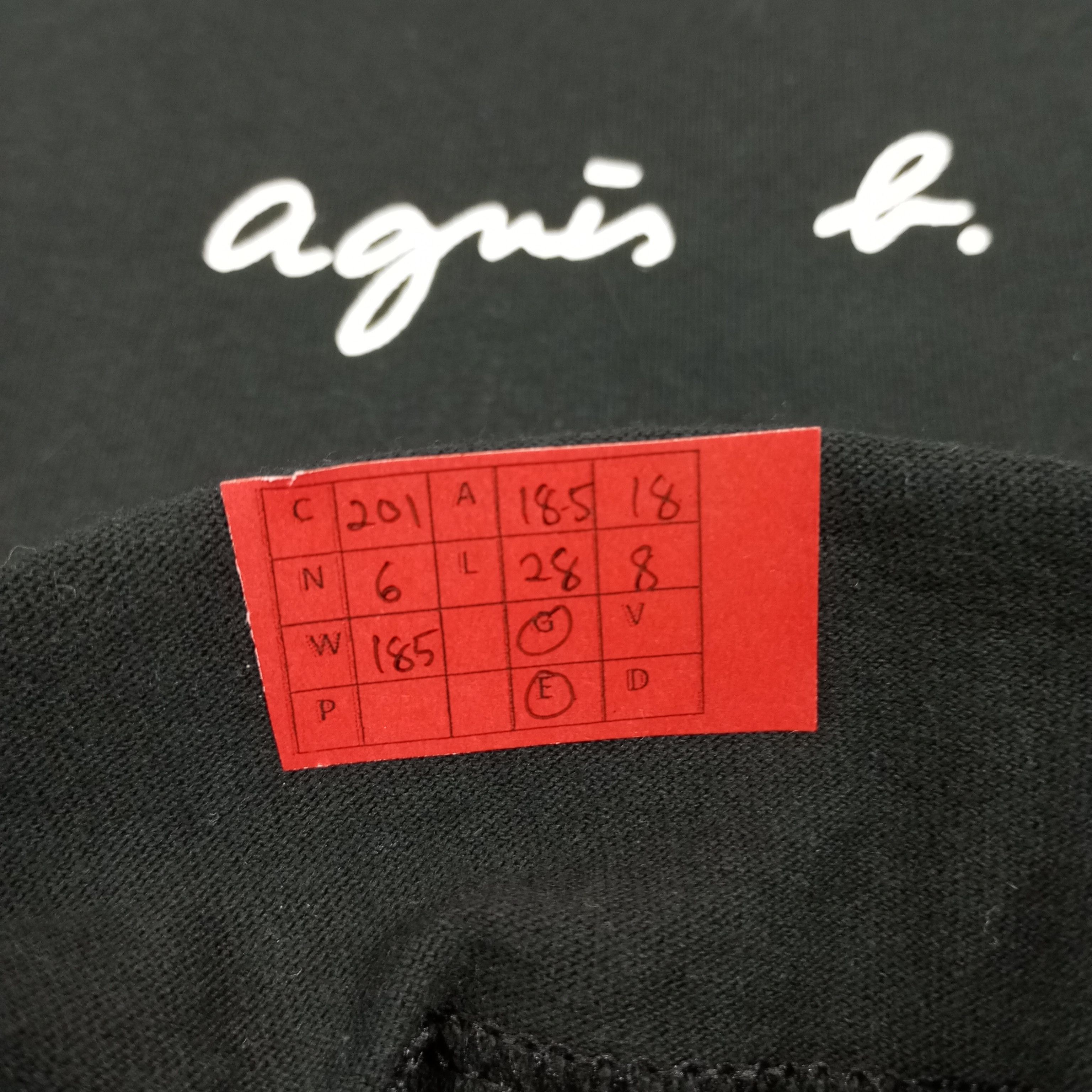 Fruit Of The Loom × Vintage × agnes b. Agnes B Fashion Designer Brand Vintage Tshirt Size US M / EU 48-50 / 2 - 7 Thumbnail