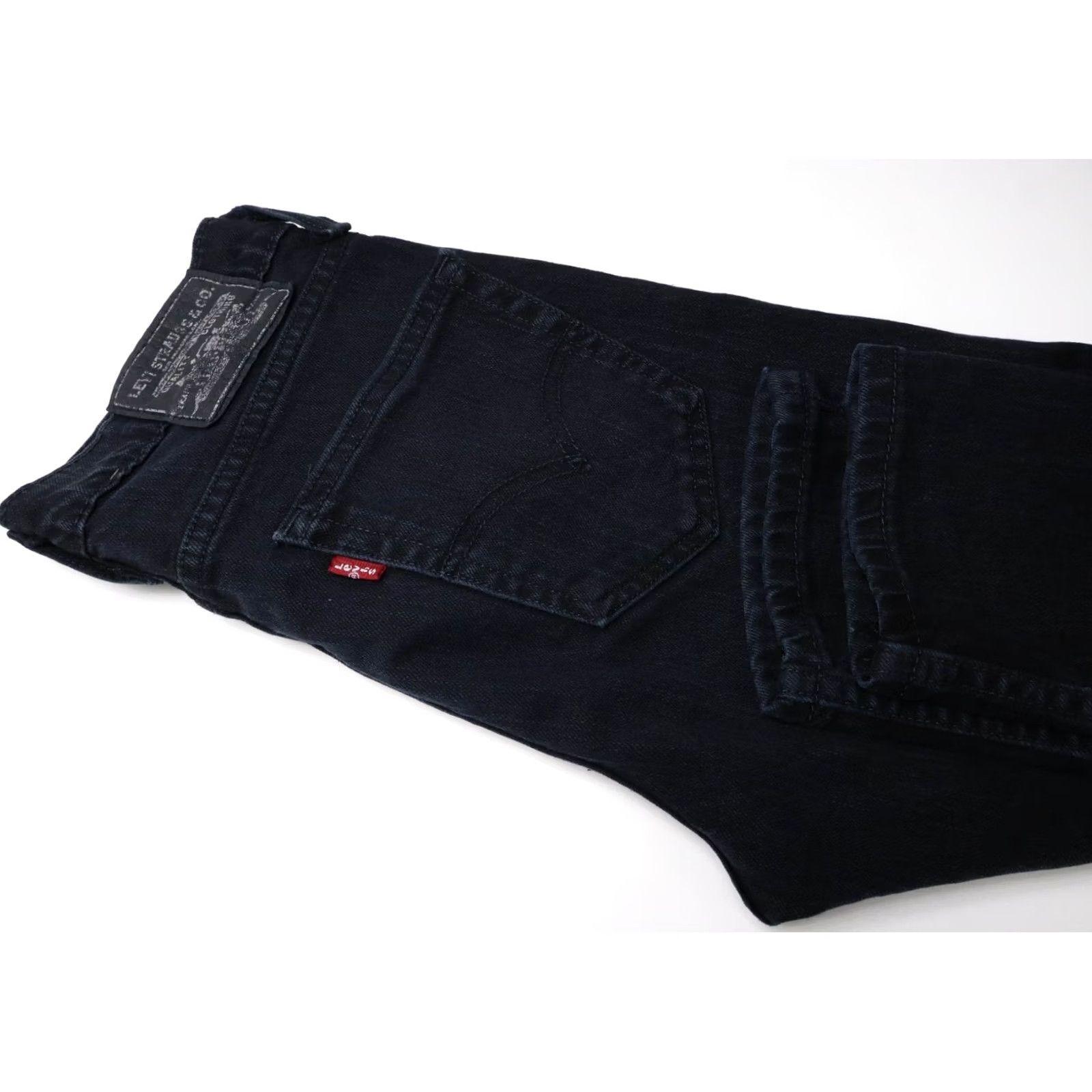 Levi's LEVI'S Jeans Men's W28/L32 Skinny Fit Zip Fly Stretch Dark Blue Jeans Size US 28 / EU 44 - 5 Thumbnail