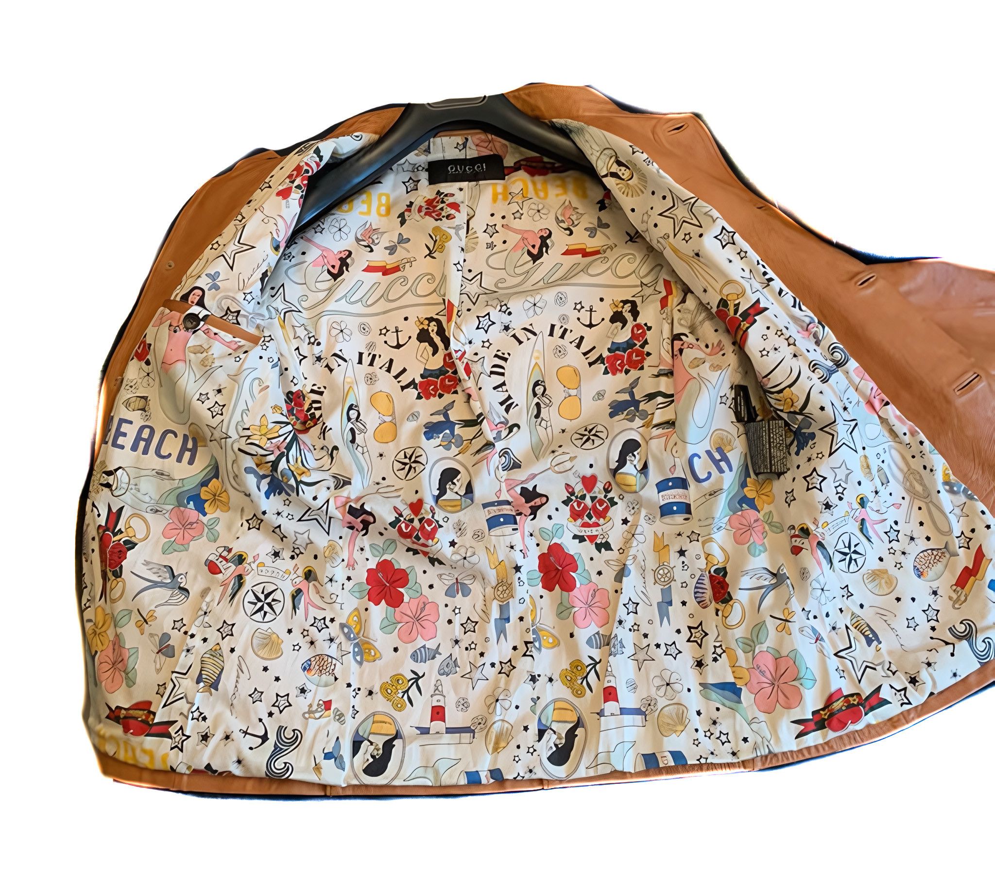 Gucci S/S 2009 TATTOO LEATHER JACKET Size US M / EU 48-50 / 2 - 3 Thumbnail