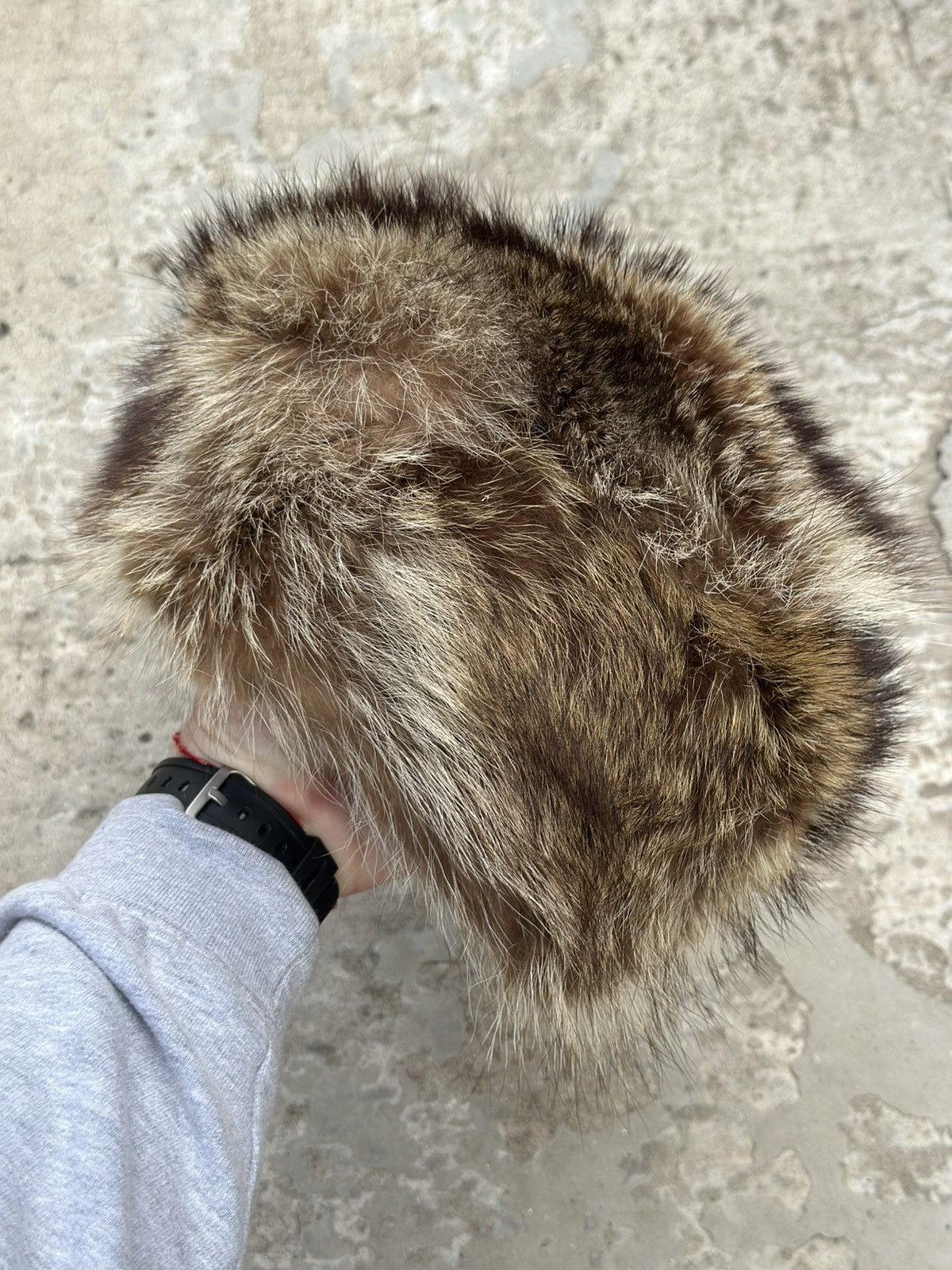 Japanese Brand Vintage Japanese Style Fur Hat Cap Y2K 00s Hype Trend Size ONE SIZE - 8 Thumbnail