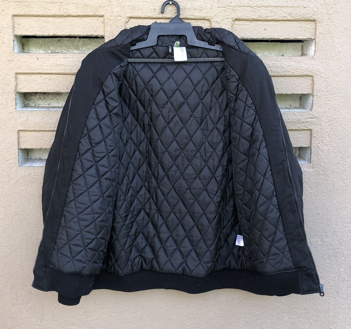 Japanese Brand B-one-soulProjects Ma-1 Lined Quilted Bomber Jacket Size US XL / EU 56 / 4 - 4 Thumbnail