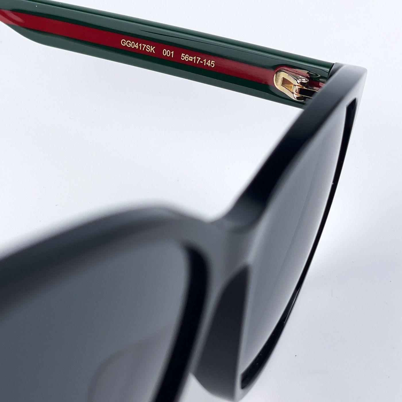 Gucci NEW GUCCI GG0417SK 001 Black Grey Gradient Square Sunglasses Size ONE SIZE - 5 Thumbnail