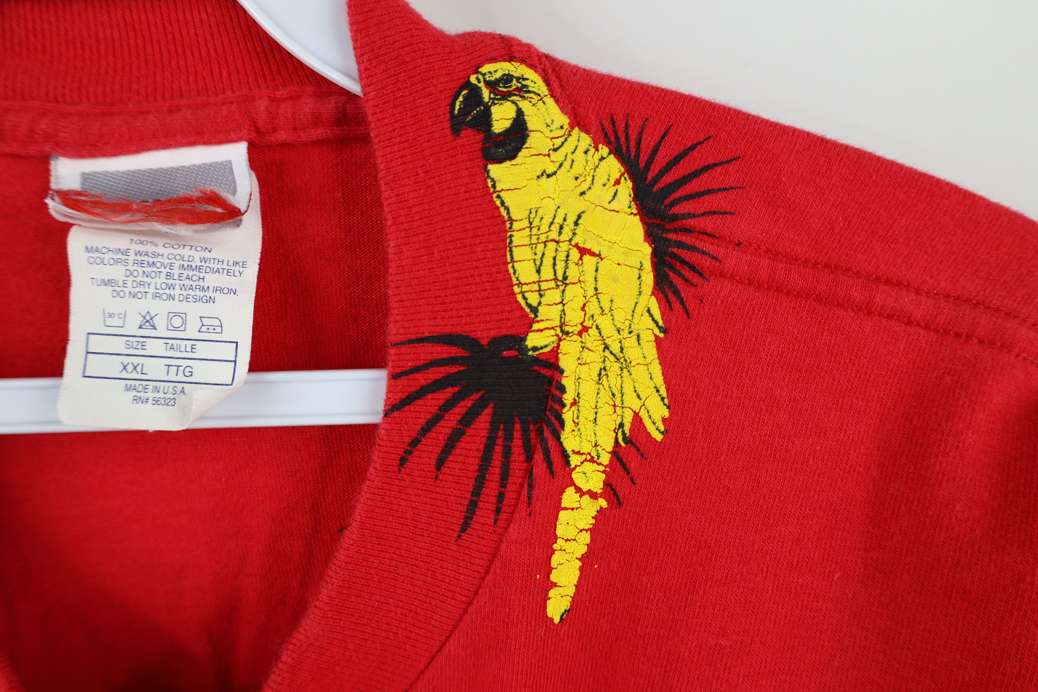 Nike × Vintage Vintage 80s 90s Nike Out Florida Sailboat Parrot T-Shirt USA Size US XXL / EU 58 / 5 - 4 Thumbnail