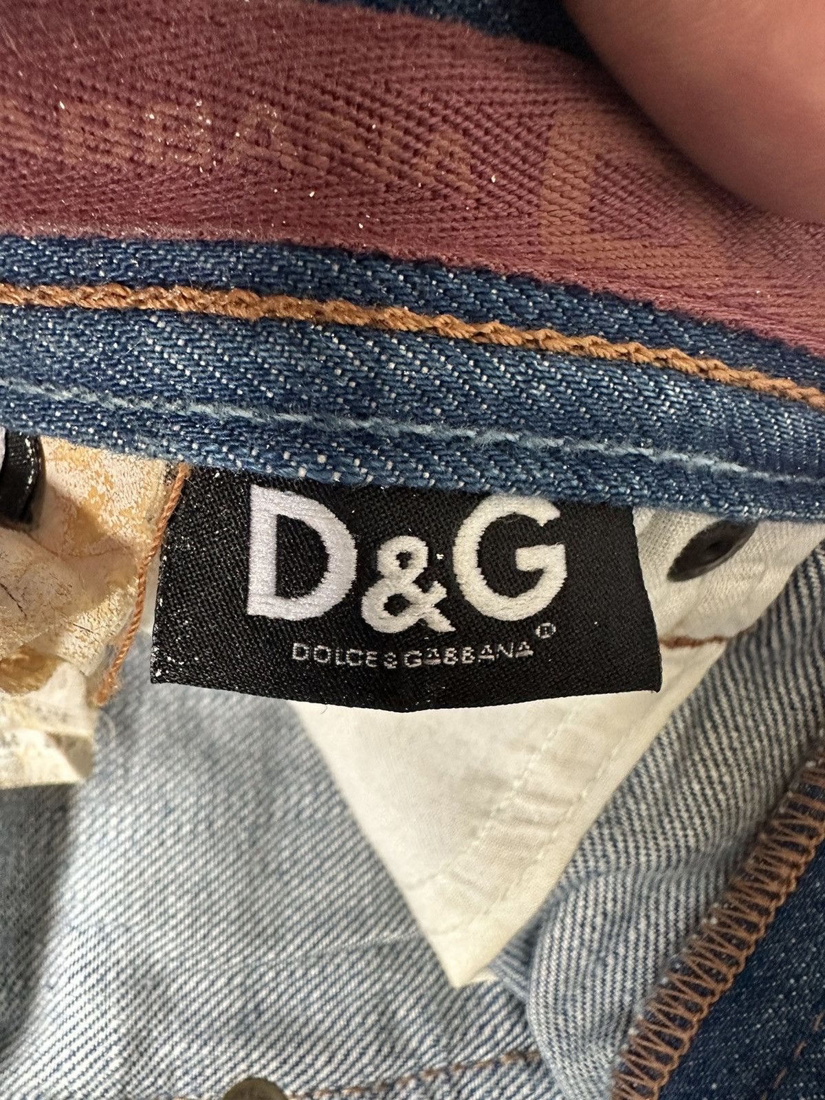 Dolce & Gabbana 2007SS - D&G cummerband spiral denim buckle back Size US 33 - 13 Thumbnail