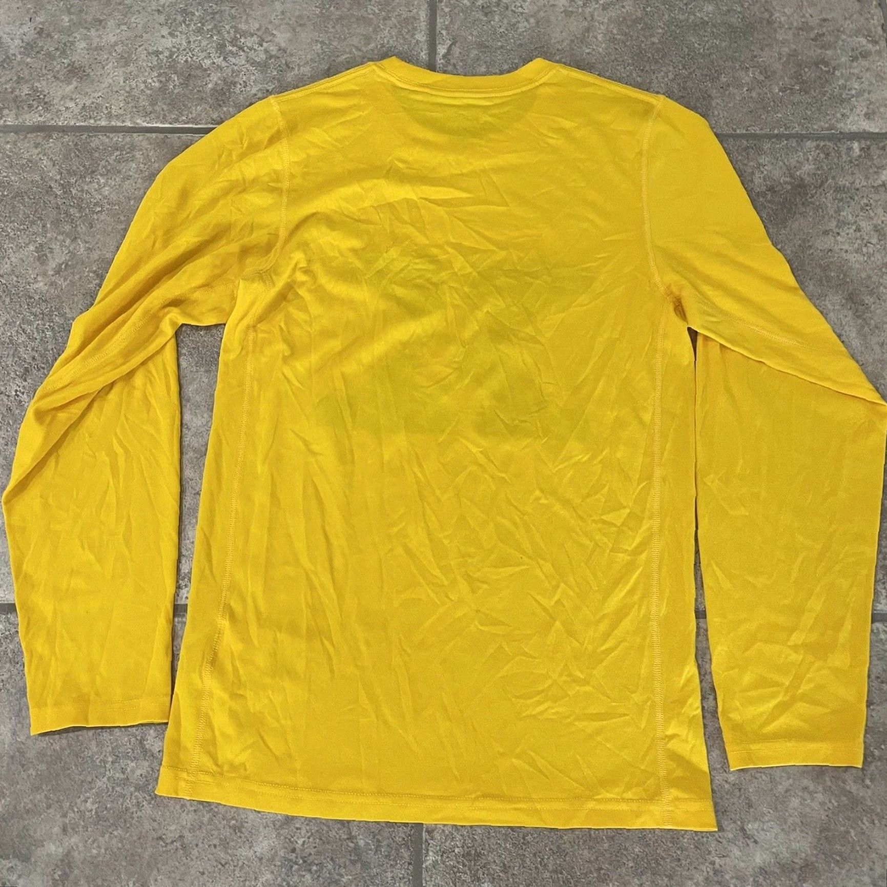 Nike Nike Dri-Fit Long Sleeve Shirt Mens Size XS Yellow Size US XS / EU 42 / 0 - 5 Thumbnail