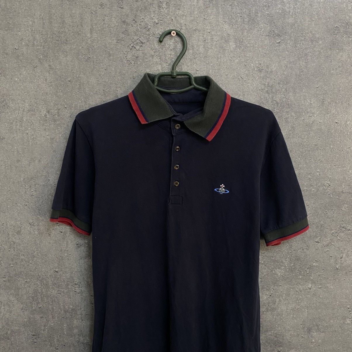 Vivienne Westwood Vivienne Westwood Polo T Shirt Vintage Small Orb Logo Luxury Size US L / EU 52-54 / 3 - 4 Thumbnail