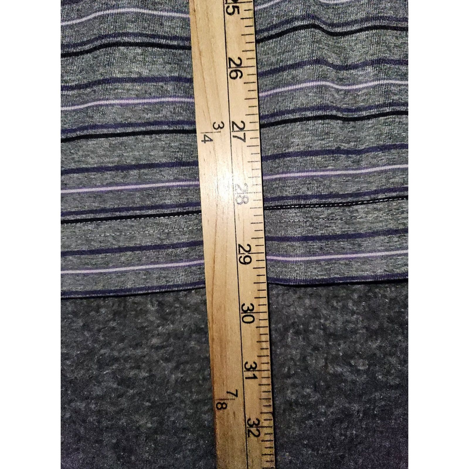 Cutter & Buck Cutter & Buck Polo Shirt Men's Large Striped DryTec Gray Embroidered Logo 2014 Pinehurst Shirt Sports Preppy Casual Mens Size US L / EU 52-54 / 3 - 4 Thumbnail