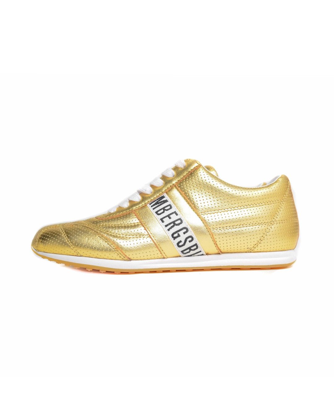 Dirk Bikkembergs Vintage Dirk Bikkembergs Gold Sneakers Size US 8 / IT 38 - 3 Thumbnail
