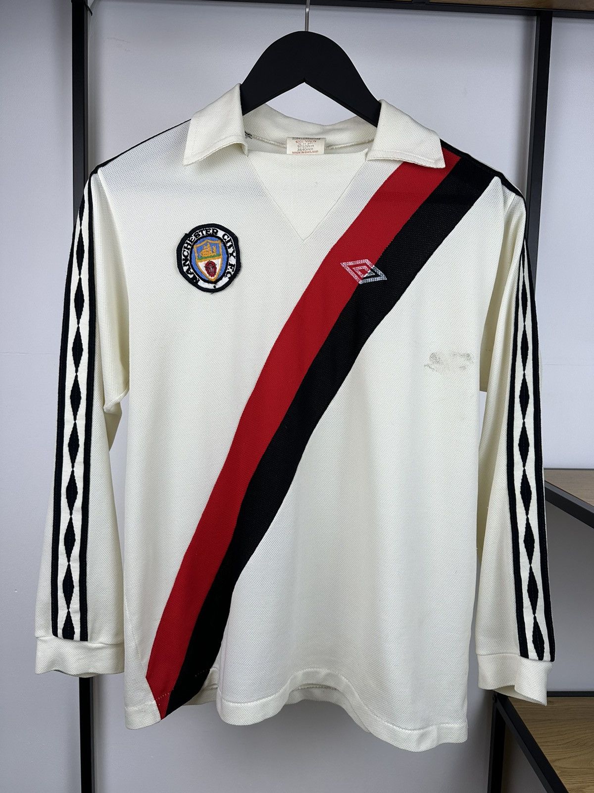 Umbro × Vintage Rare 70’s Manchester City Long Sleeve Jersey Vintage 1975-79 Size US M / EU 48-50 / 2 - 1 Thumbnail