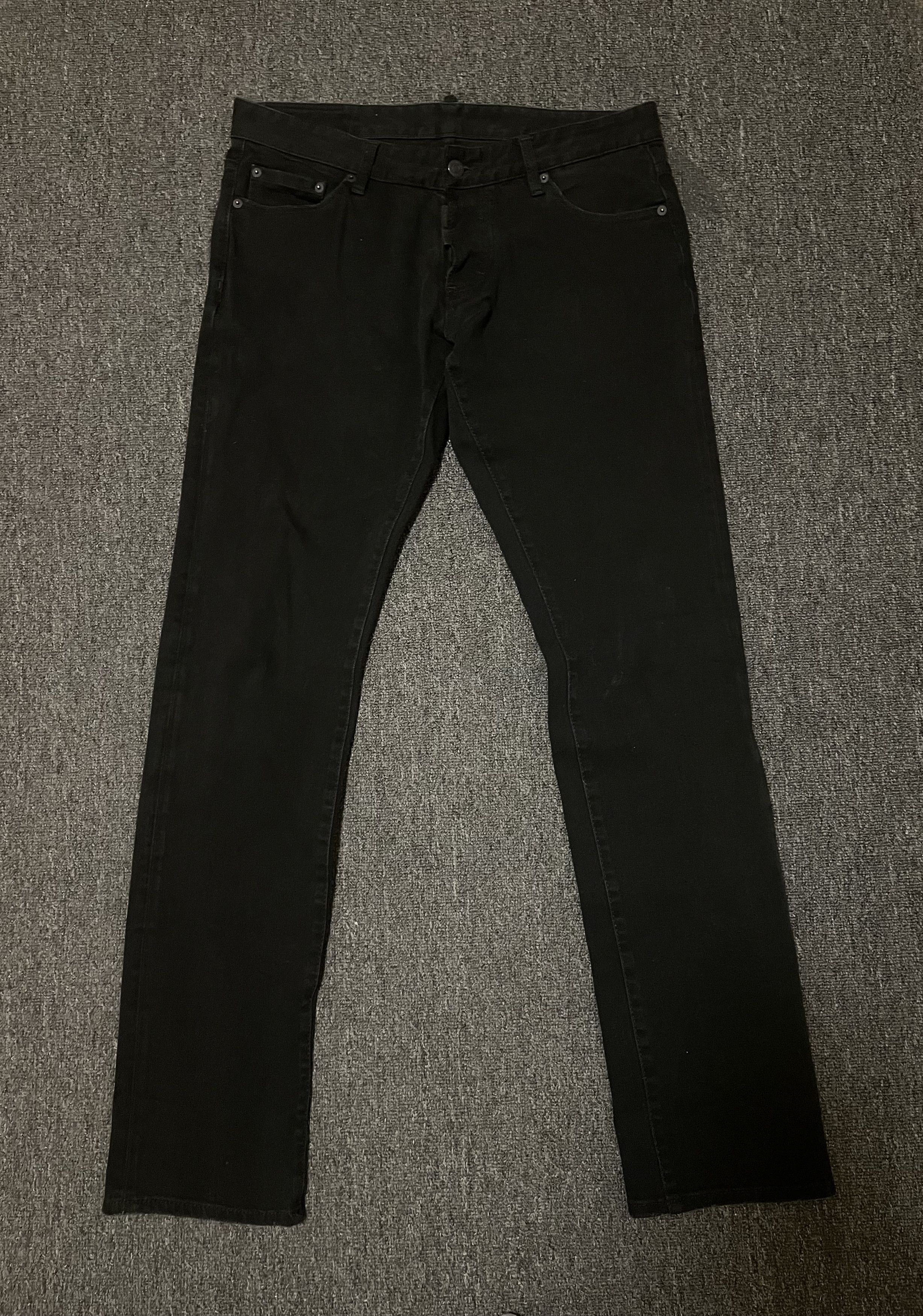 Dsquared2 DSQUARED2 black stretch casual jeans size 50 Size US 34 / EU 50 - 1 Thumbnail