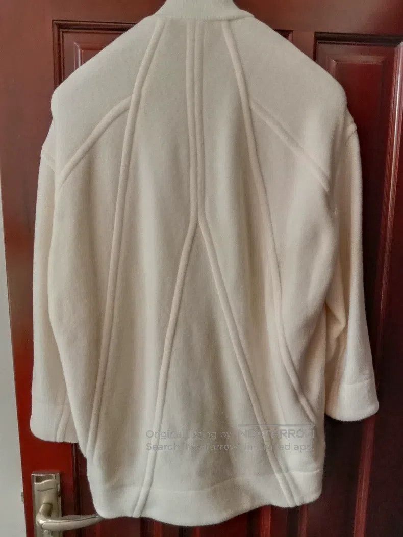 Helmut Lang Helmut Lang White Wool Jacket Size US S / EU 44-46 / 1 - 2 Thumbnail