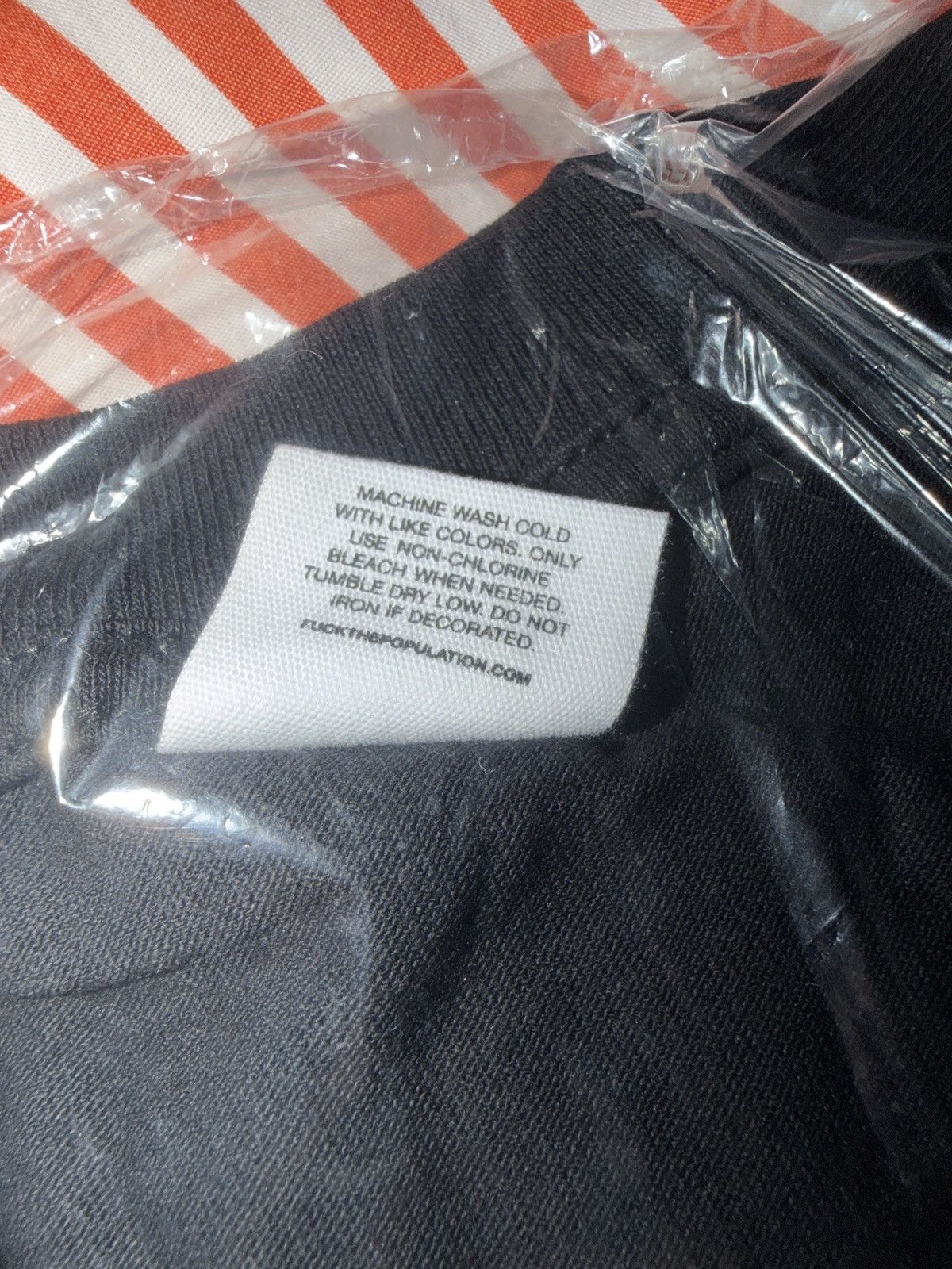 Fuck The Population New in Bag FTP Boris Tee Black Large Fuckthepopulation Size US L / EU 52-54 / 3 - 2 Thumbnail