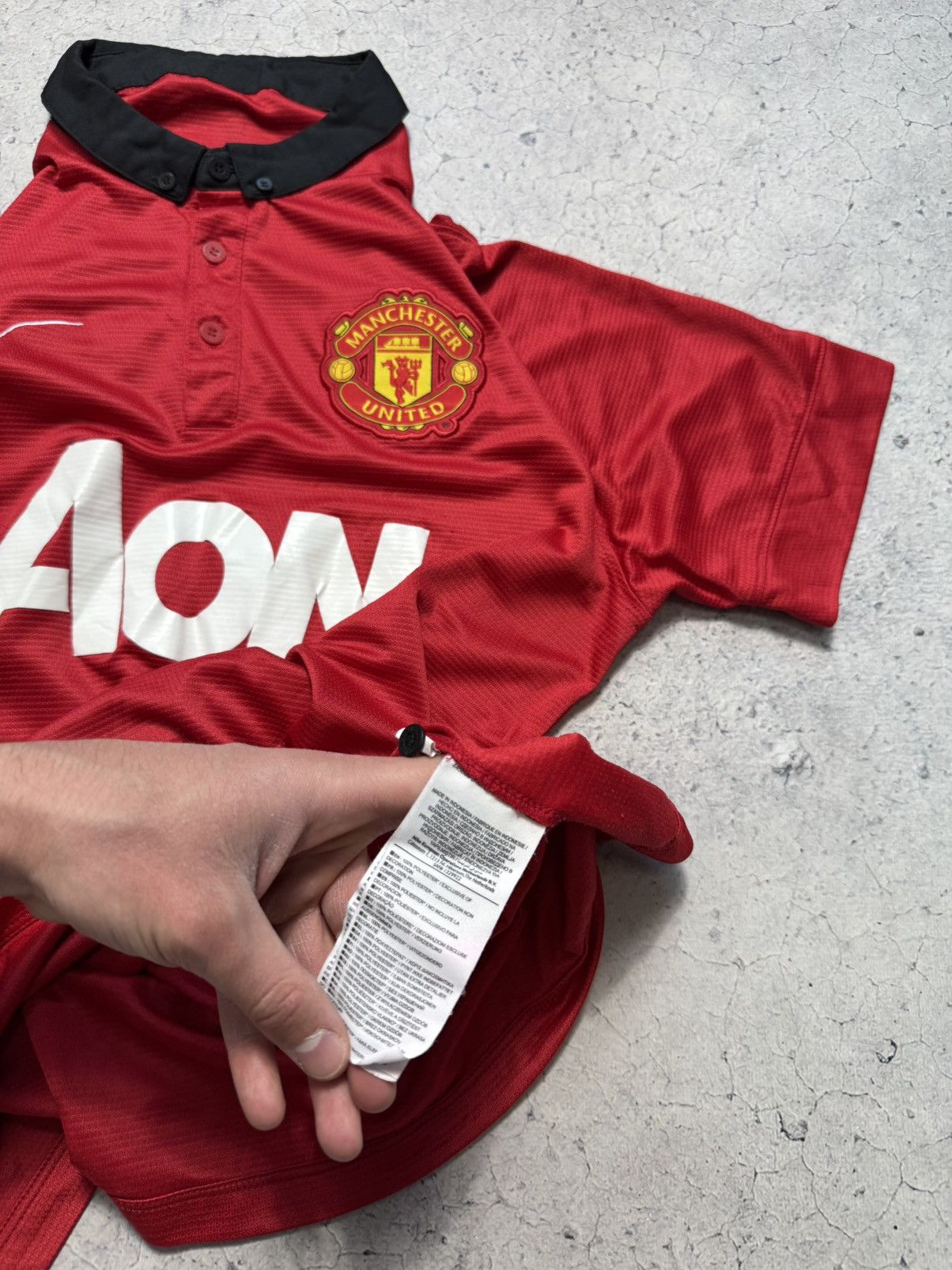 Nike Nike FC Manchester United Soccer Jersey 2013/2014 Y2K Size US L / EU 52-54 / 3 - 10 Thumbnail