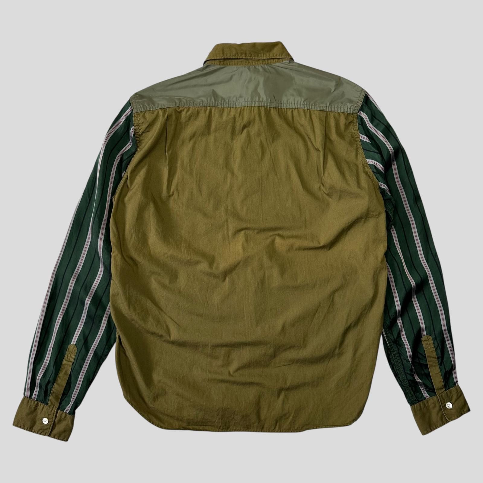 Comme des Garcons Comme Des Garçons Homme 2009 Rayon Sleeve Panelled Shirt - M Size US M / EU 48-50 / 2 - 2 Thumbnail