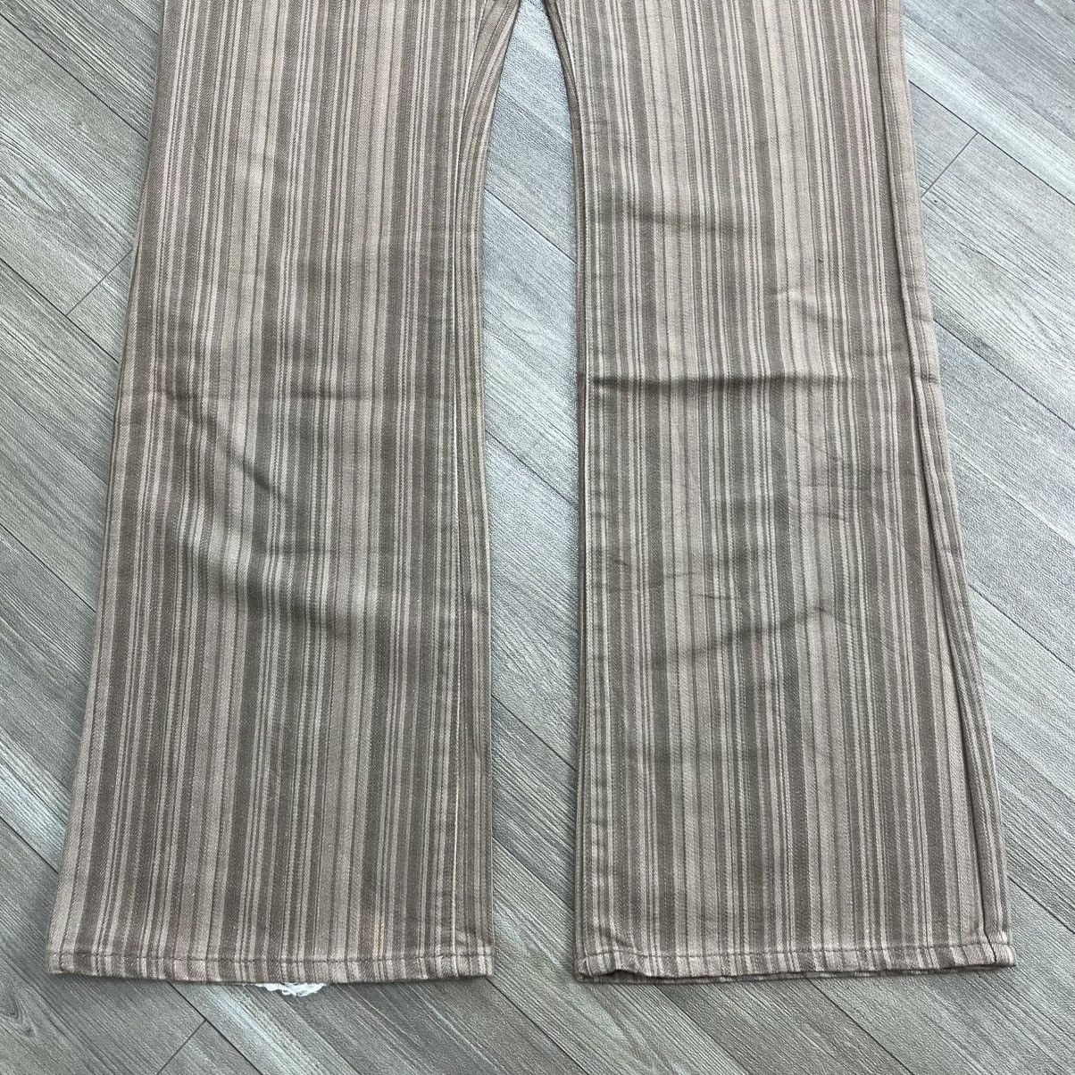 semanticdesign 2000s Semanticdesign Studded Striped Lgb Style Flared Jeans Size US 31 - 7 Thumbnail