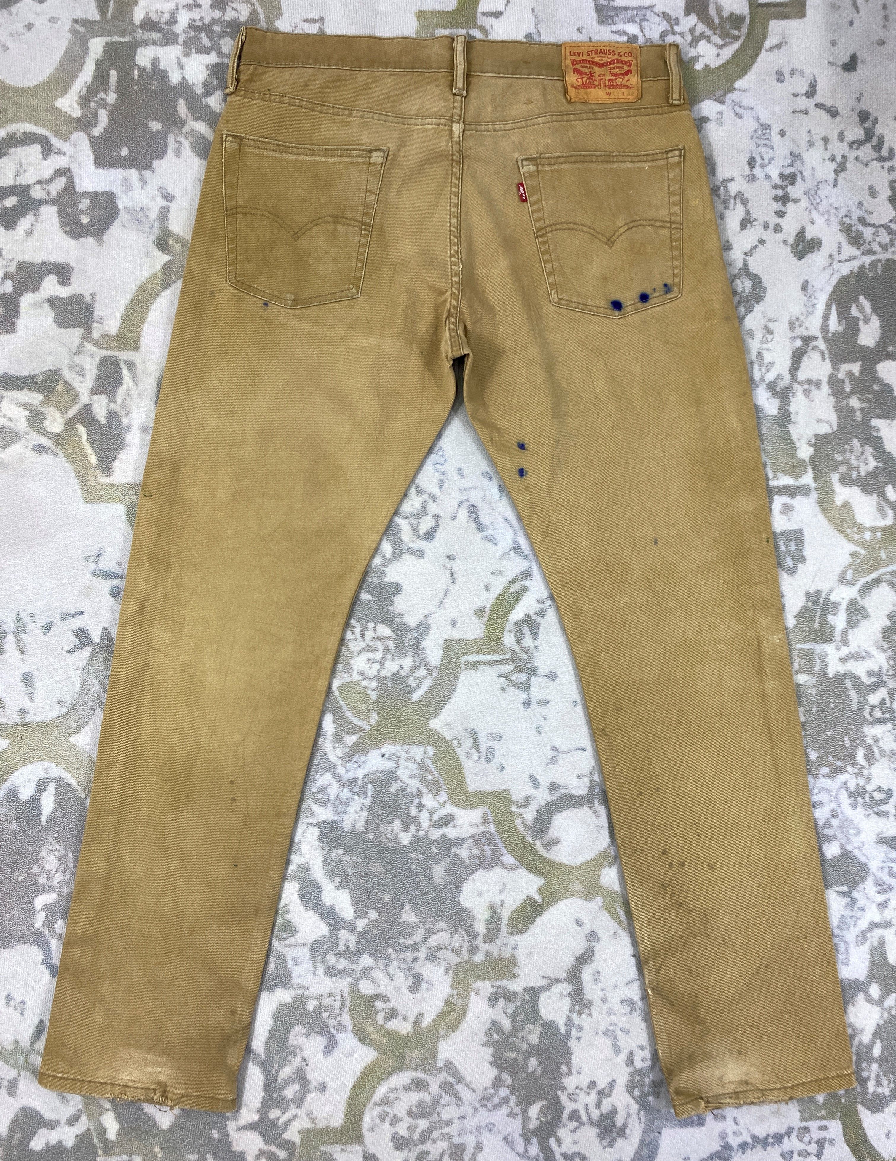 Levi's Brown Vintage Levi's 513 Jeans 36x31 Denim -JN1985 Size US 36 / EU 52 - 2 Thumbnail