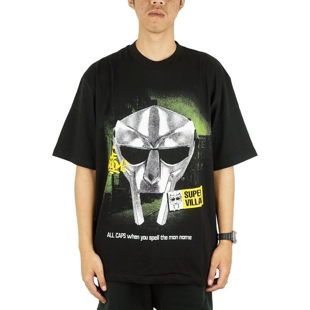 MF Doom × Rap Tees MF Doom Tee Mask Black Size US L / EU 52-54 / 3 - 3 Thumbnail