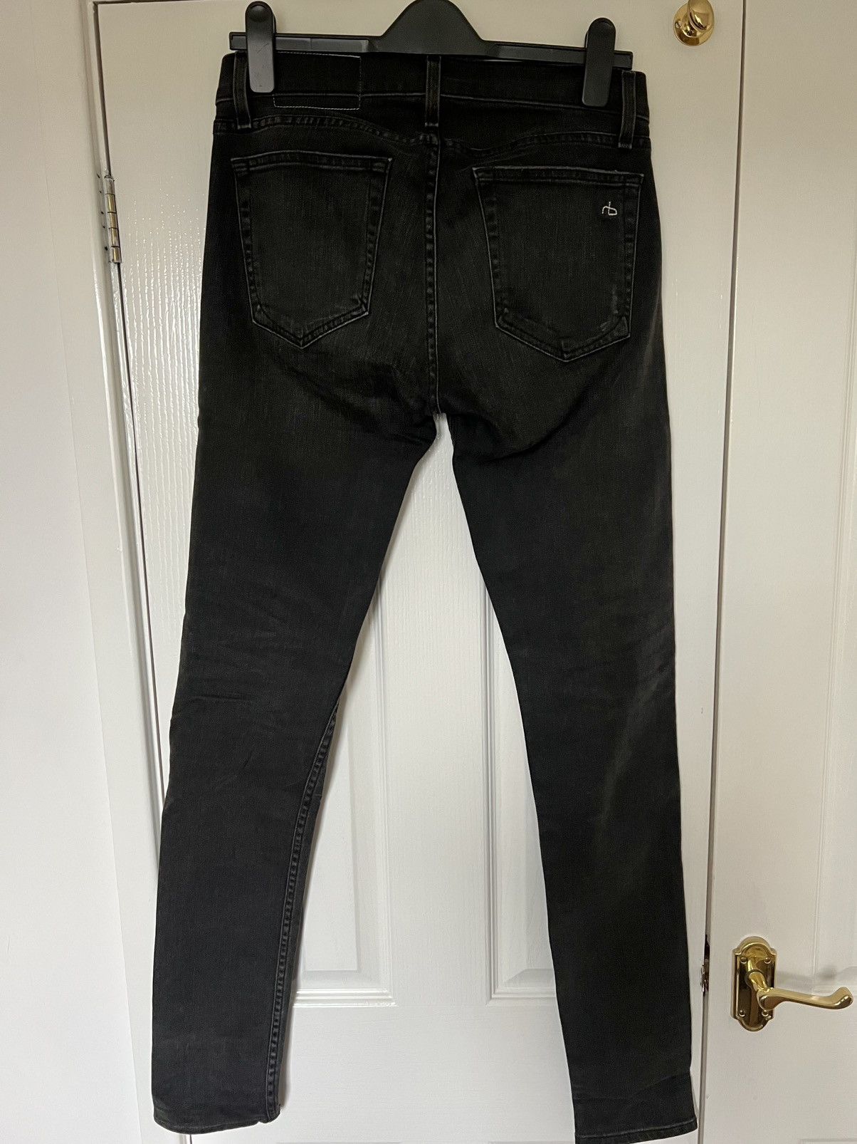 Rag & Bone Rag & Bone Fit 1 Destroyed Denim Jeans Black Thom Yorke Size US 30 / EU 46 - 3 Thumbnail
