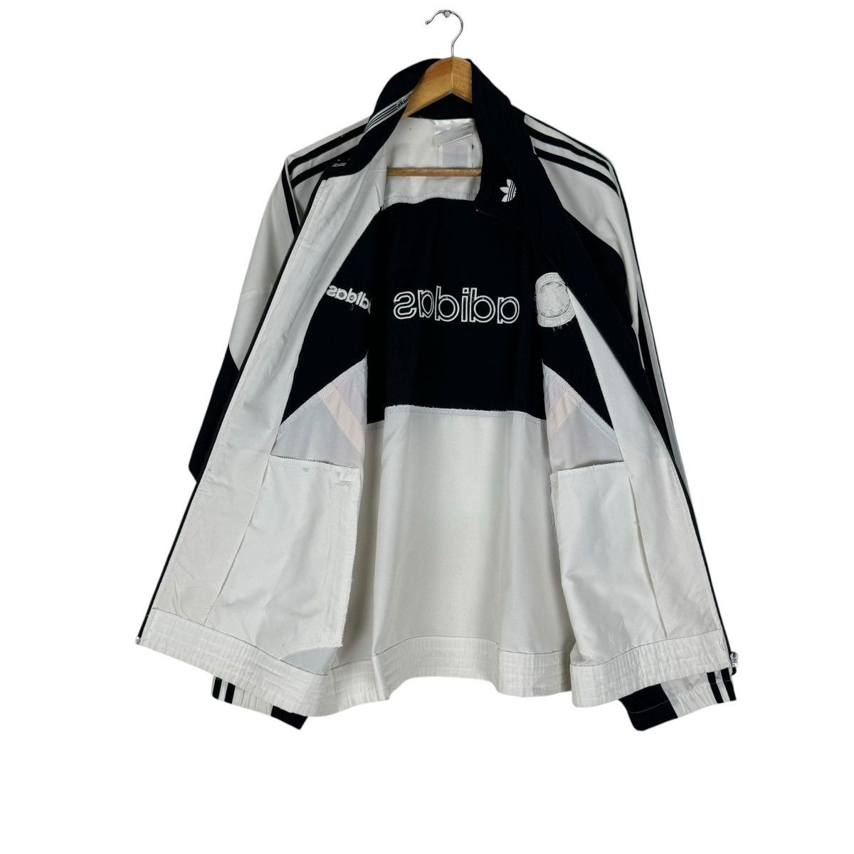 Adidas × Descente ⚡️VINTAGE 90s ADIDAS GERMANY 1994-96 TRACK JACKET Size US L / EU 52-54 / 3 - 7 Thumbnail